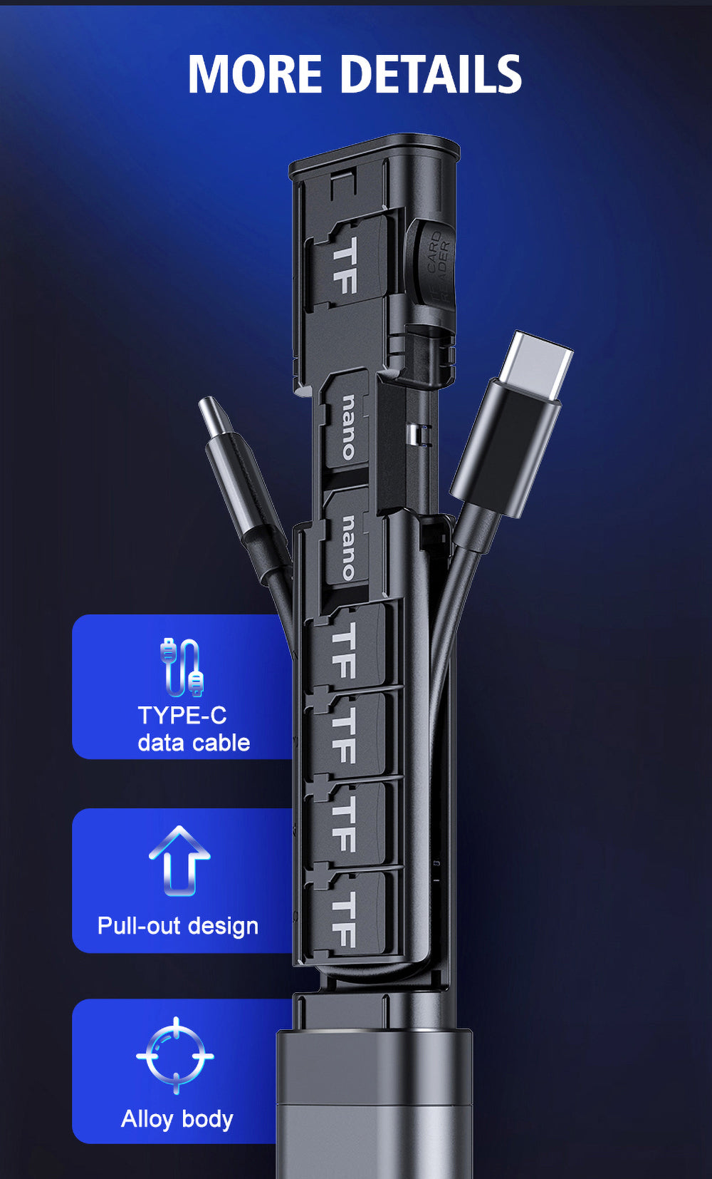 9 in 1 Multi-functional Cable Stick