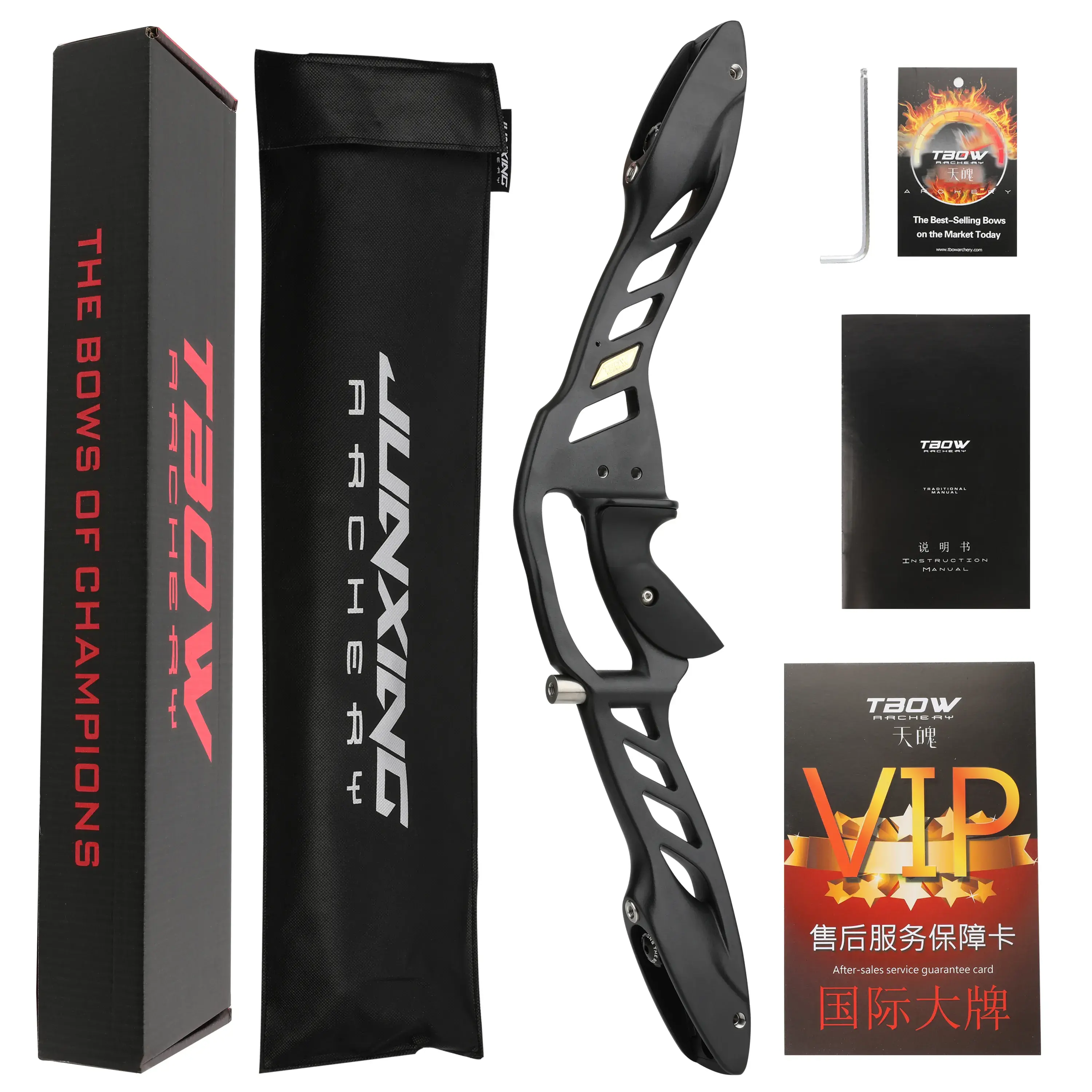 TBOW H9 25" ILF Target Recurve Bow Riser RH-CHN Archery