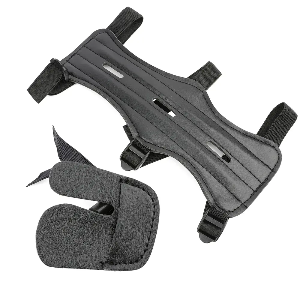 3-Strap Armguard & Finger Tab - Basic Archery Protective Gear