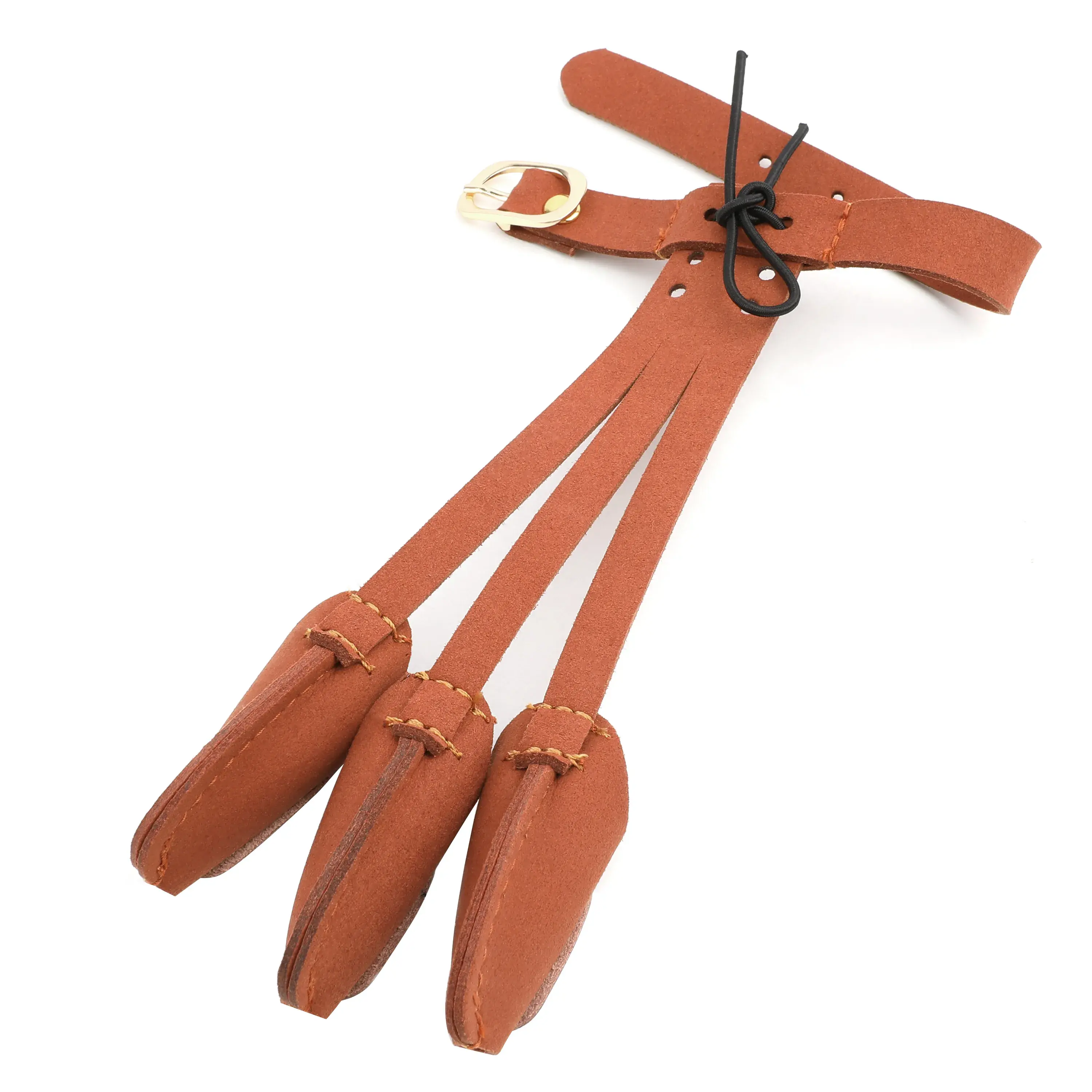 Brown Traditional Leather Archery Shooting Glove RH-CHN Archery