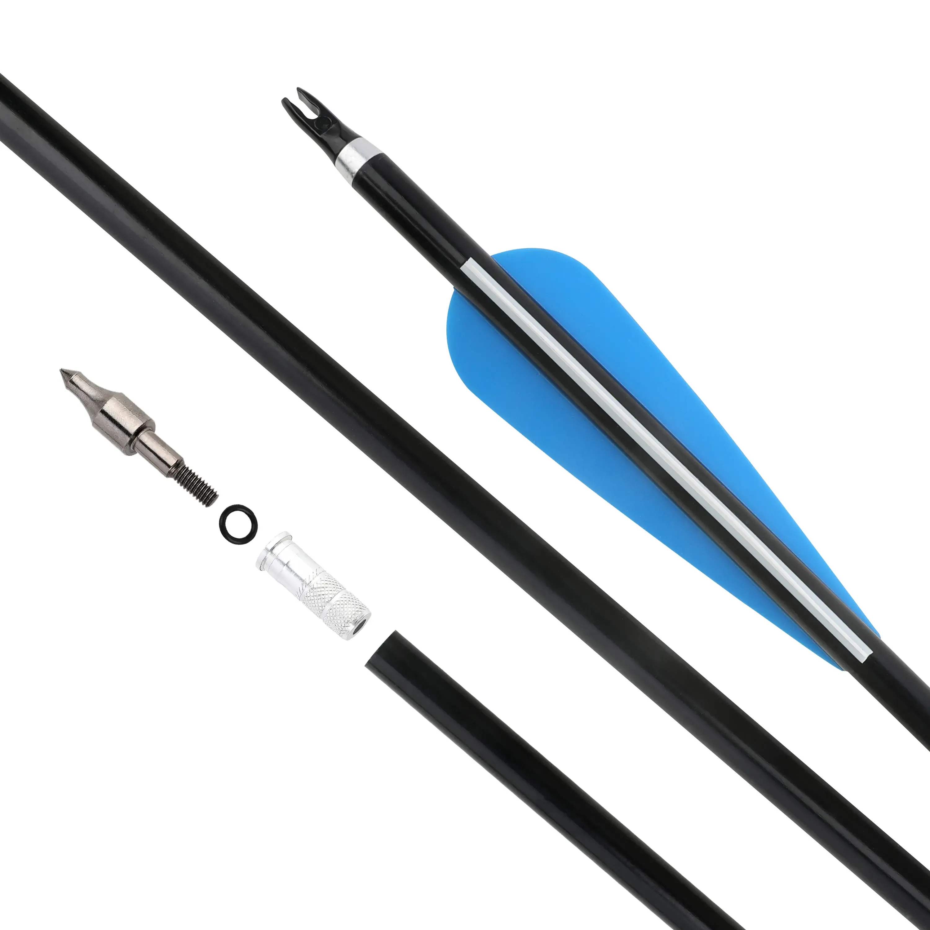 SHARROW 30" High-Strength Aluminum Arrows - 300 Spine (12 Pack)-CHN Archery