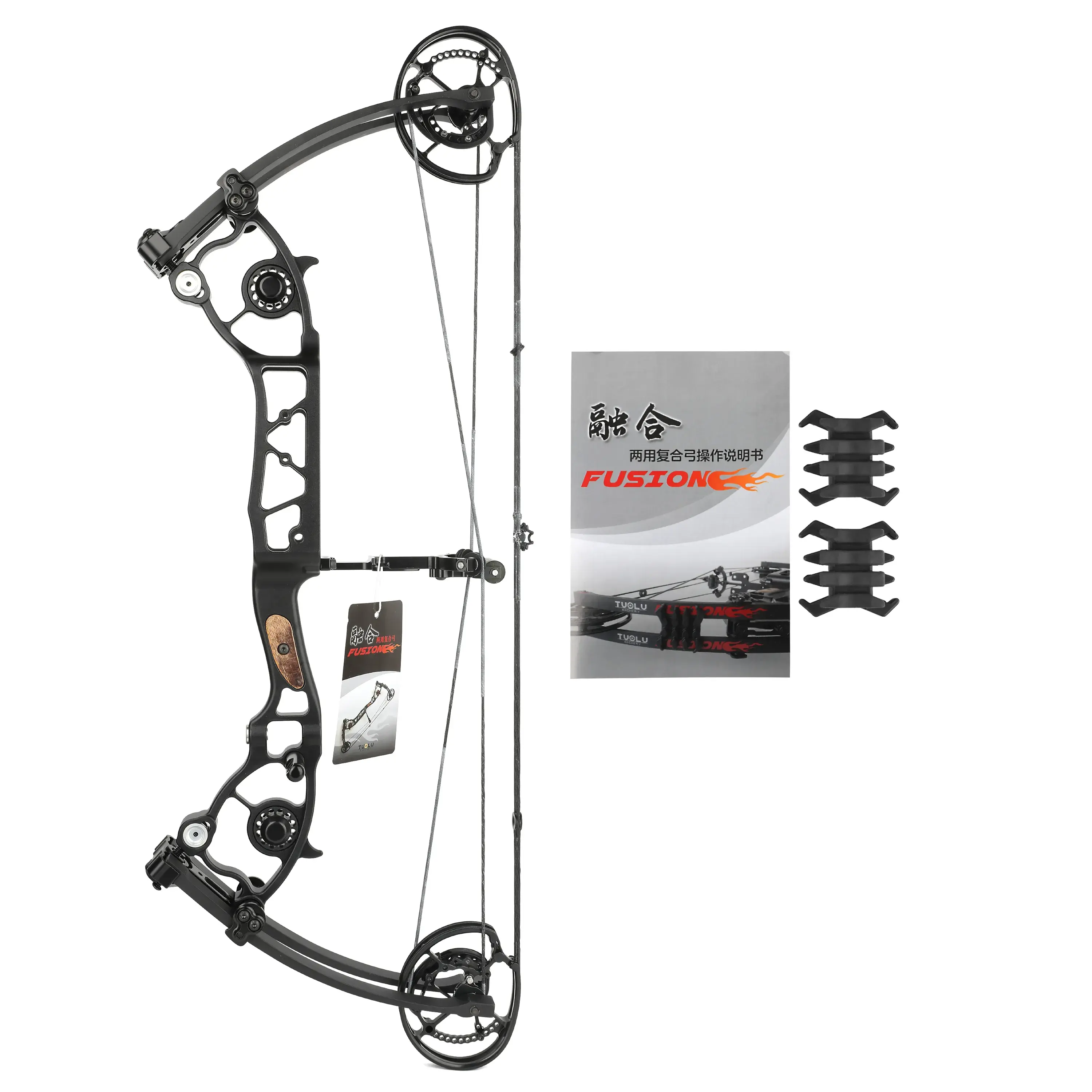 TUOLU FUSION 28.5" Dual-Use Compound Bow for Archery Hunting 45-70 lbs-CHN Archery