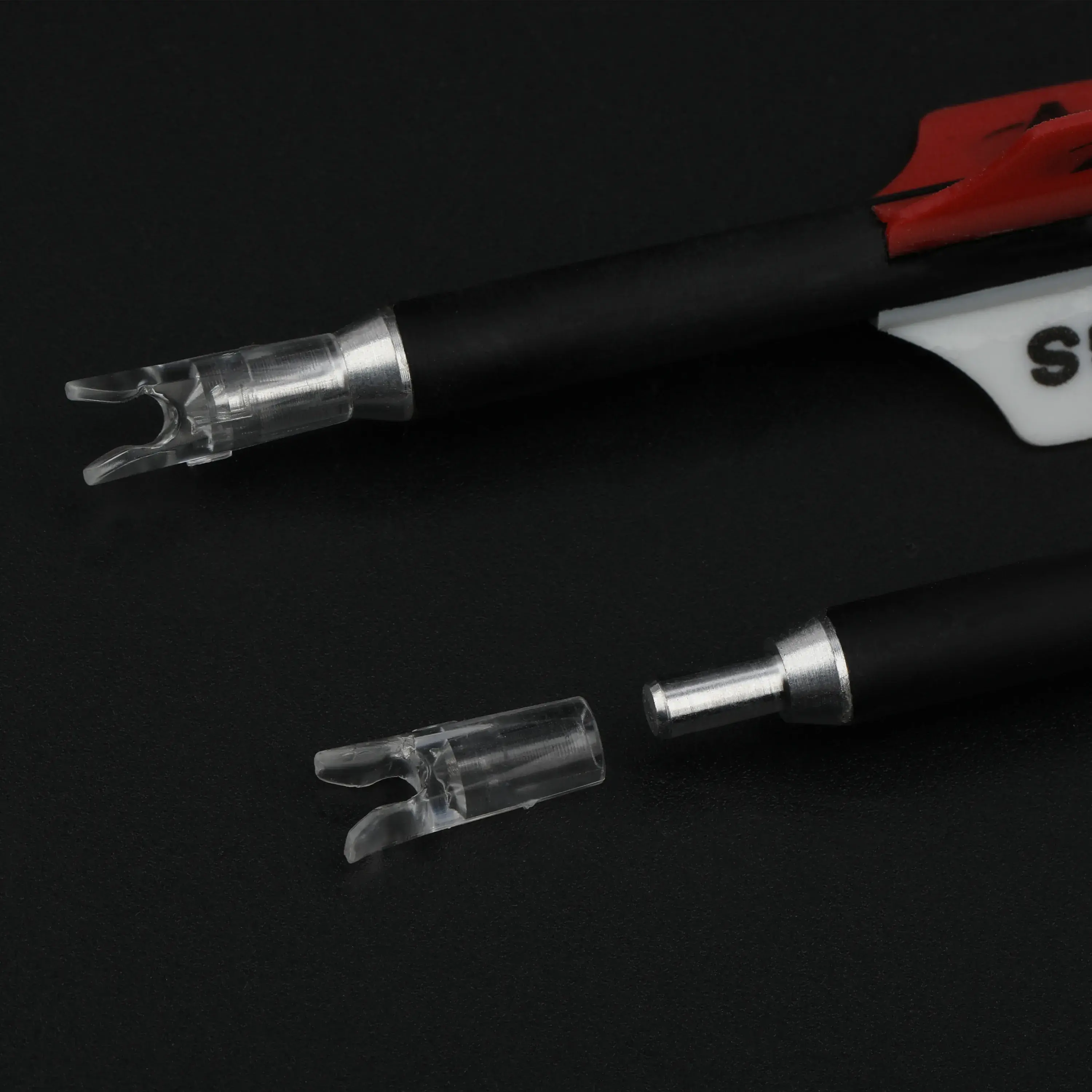 Aluminum Arrow Pin Nock Bushings for ID 4.2 mm/.166" Arrows (12 Pack)-CHN Archery