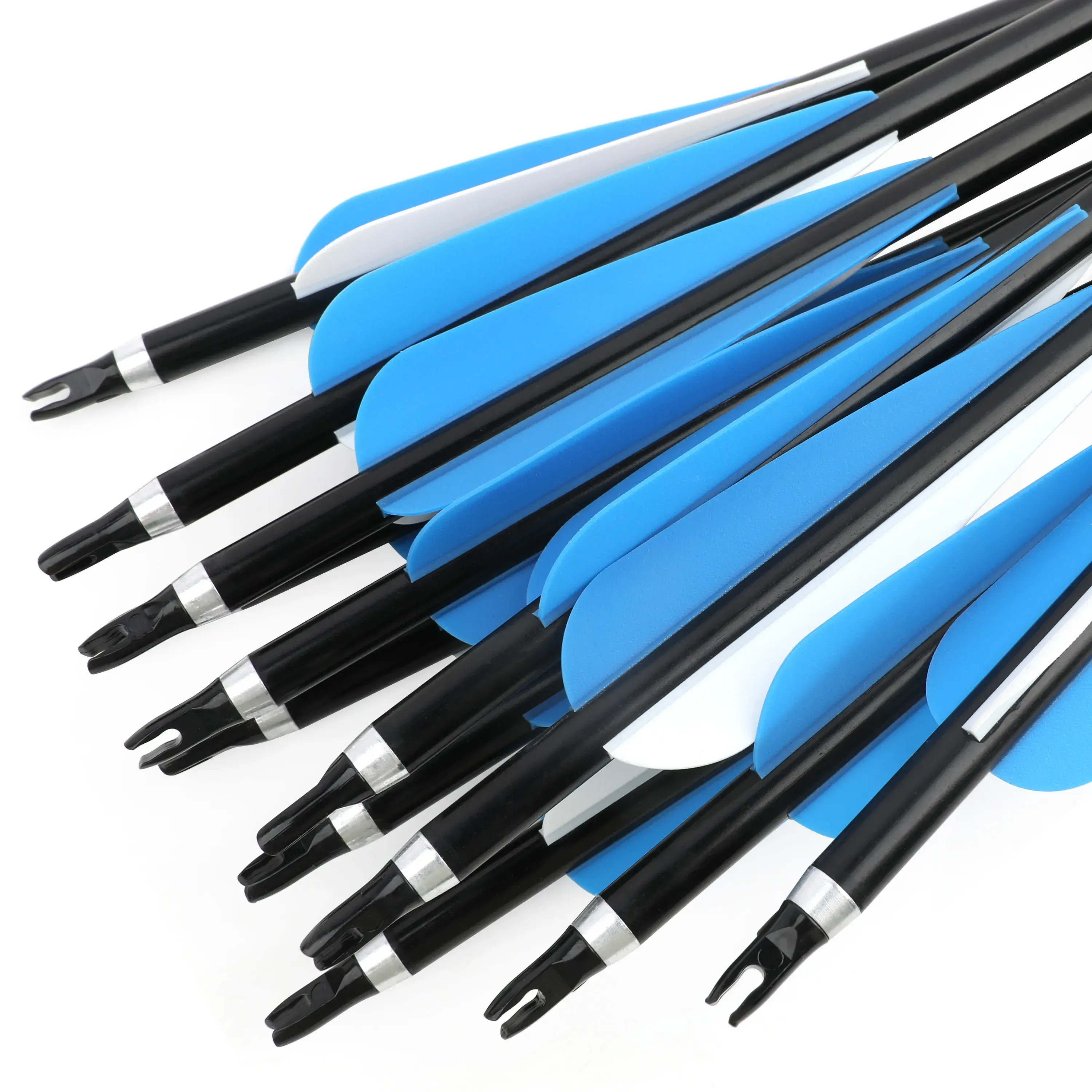 SHARROW 30" High-Strength Aluminum Arrows - 300 Spine (12 Pack)-CHN Archery