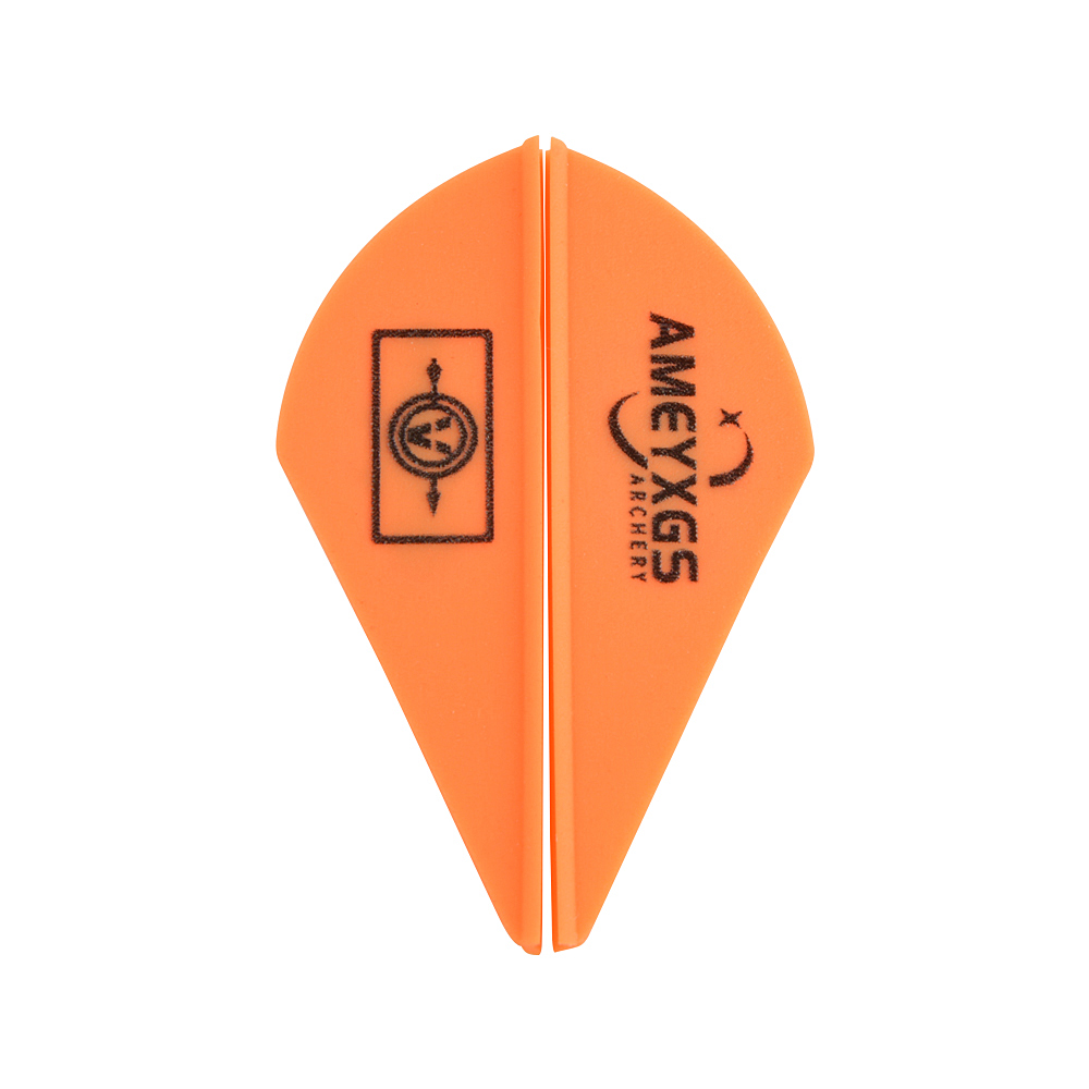AMEYXGS 2" Rubber Vanes Target Arrow Fletchings RW (500 Pack)-CHN Archery