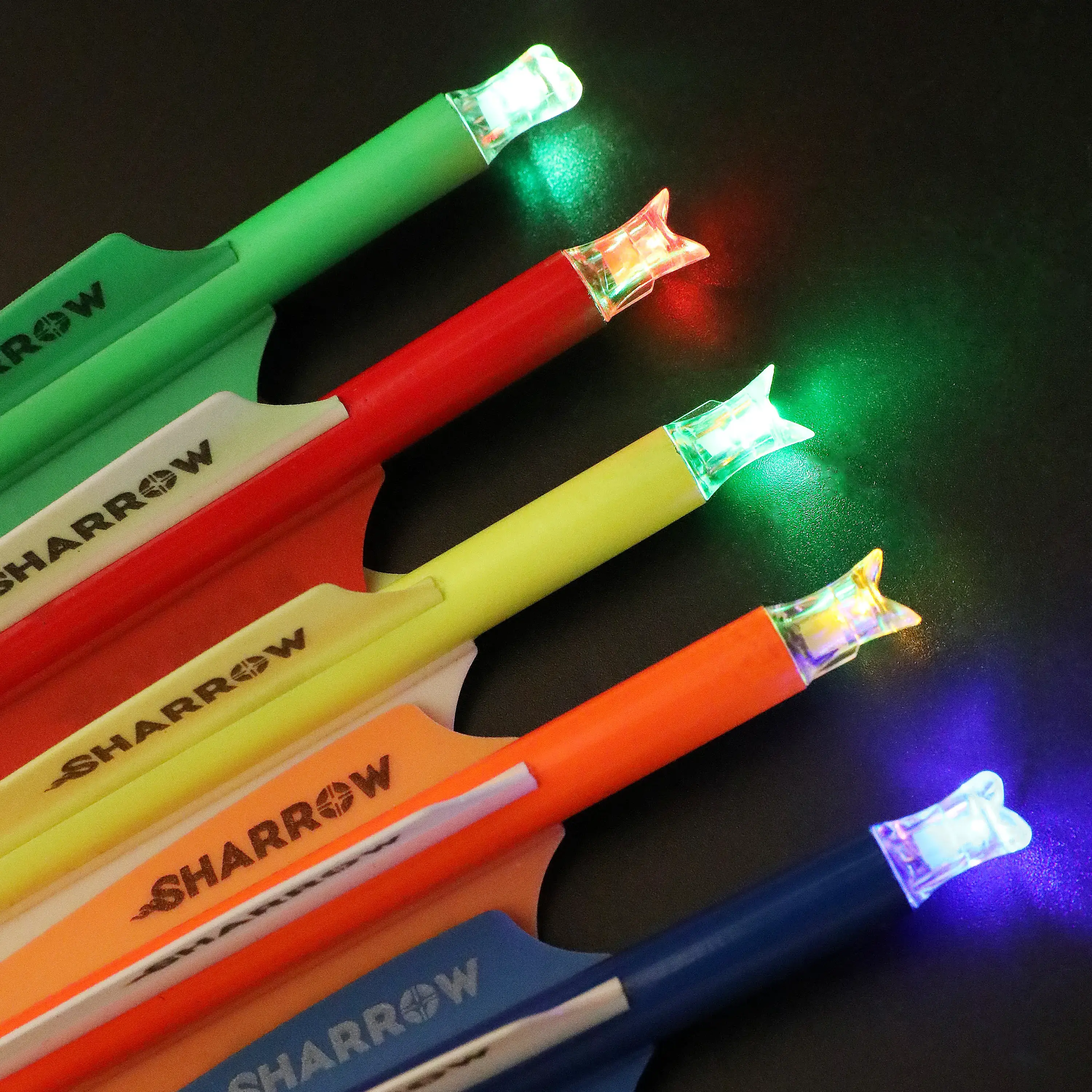 Crossbow Lighted Nocks 7.6 mm/.300" Replaceable Battery (5 Pack)-CHN Archery