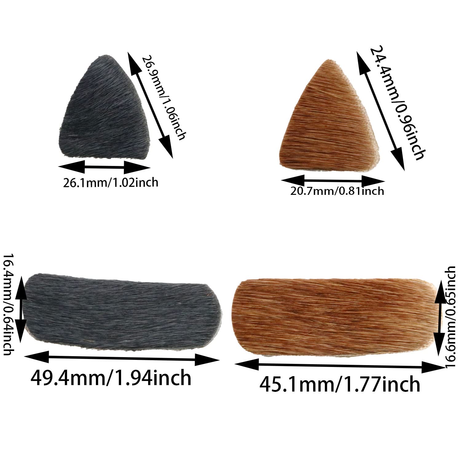 Self-Adhesive Seal Fur Recurve Bow Arrow Rest-CHN Archery