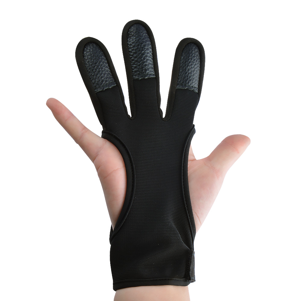 AMEYXGS Archery Glove Knitted 3Finger Bow Shooting GloveCHN Archery