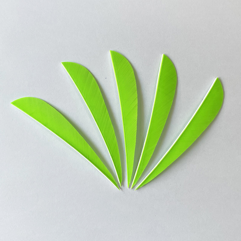 Feather Fletchings for Arrows 3" 4" 5" Parabolic RW (50 Pack)-CHN Archery