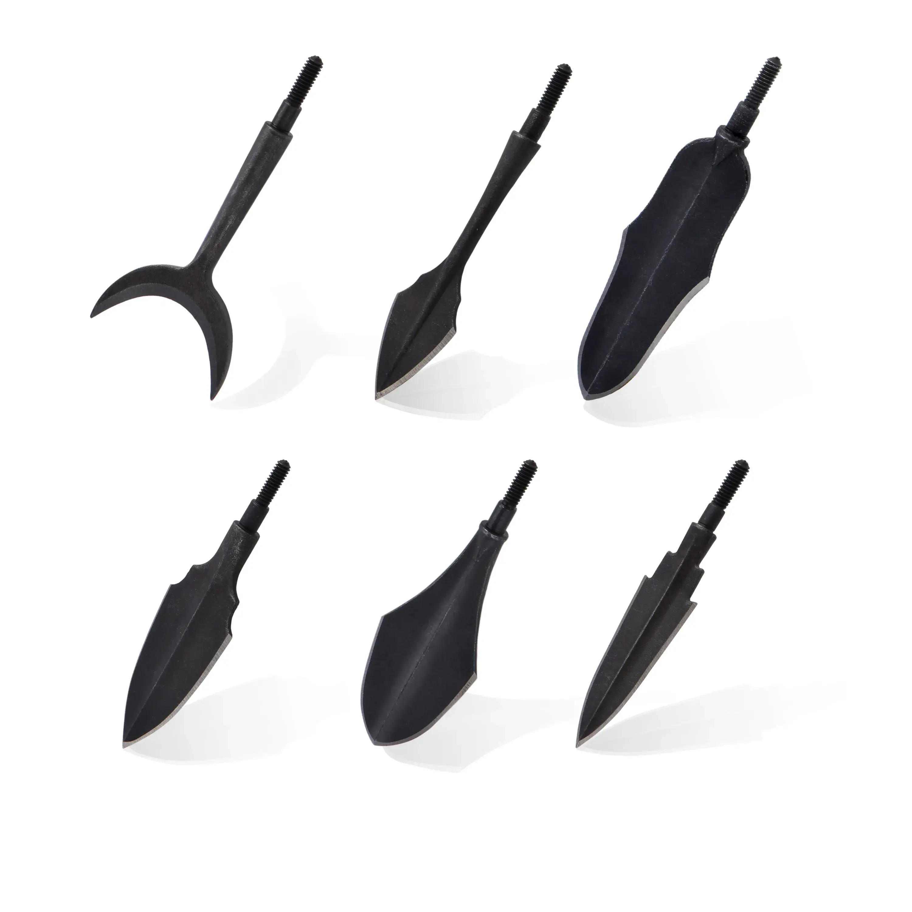 Traditional Broadheads Screw-In Manchu Style Broadheads (6 Pack)-CHN Archery