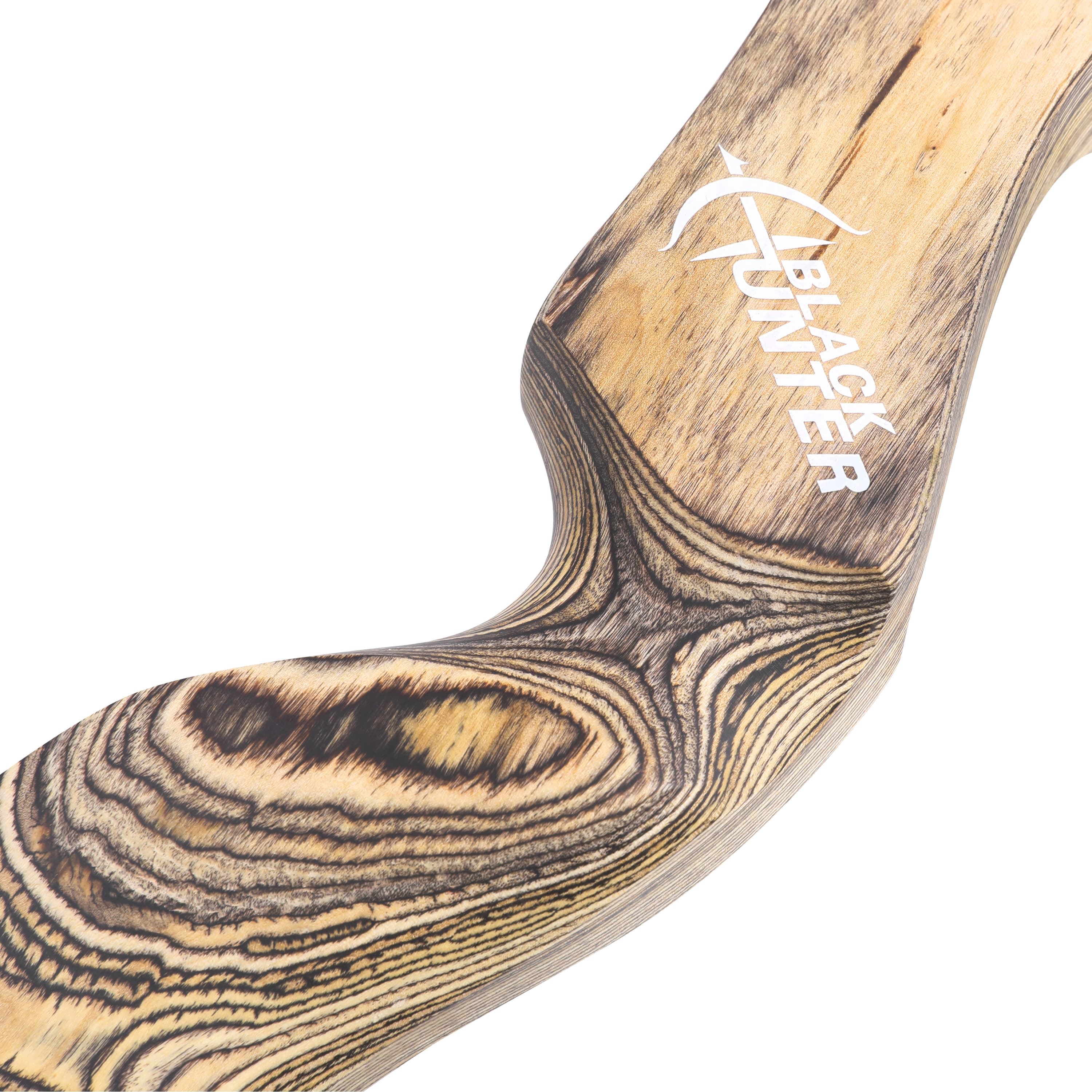 BLACK HUNTER 60" Traditional Takedown Hunting Recurve Bow 20-60 lbs-CHN Archery