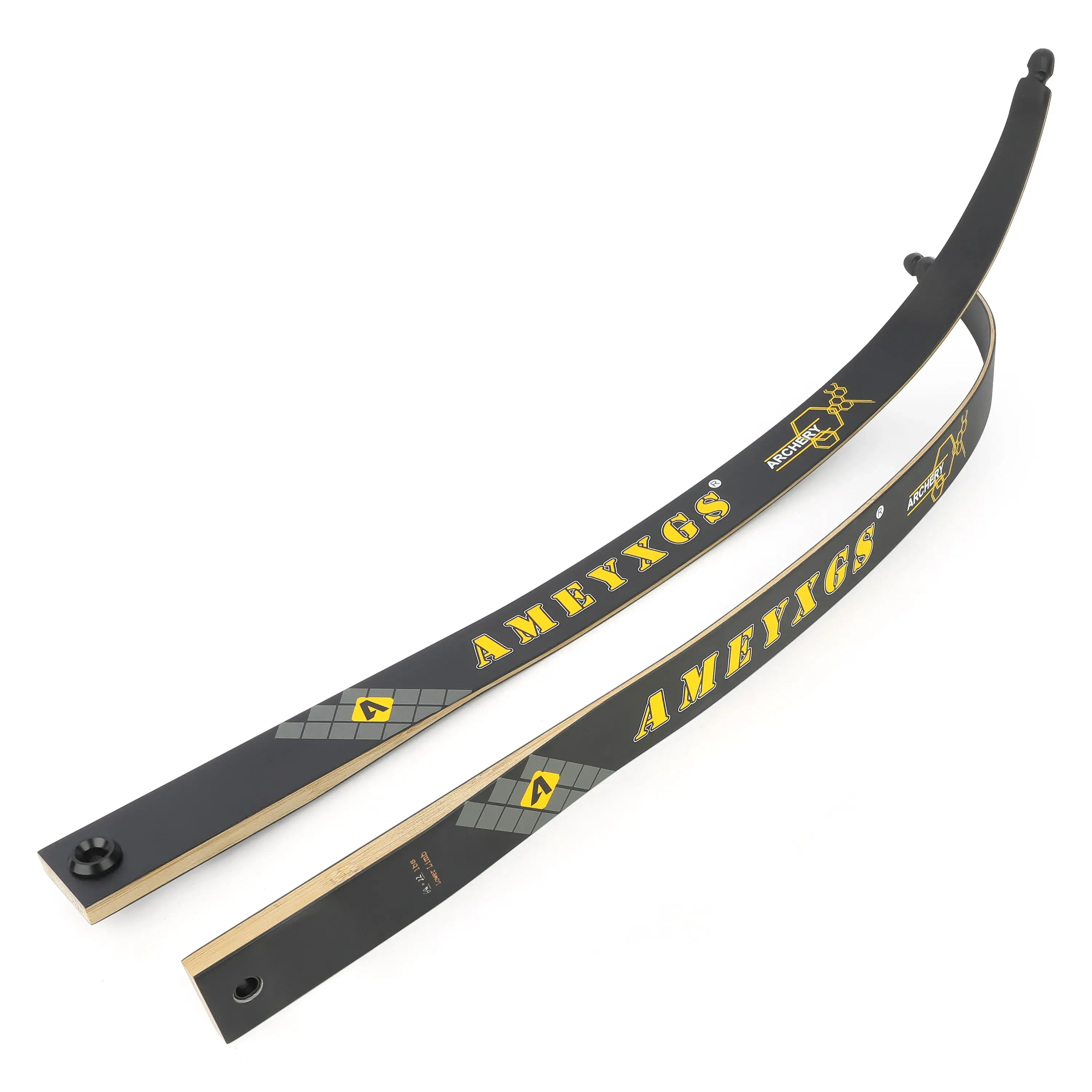AMEYXGS 66" 68" 70" Fiberglass/Bamboo Target Recurve Limbs 14-40 lbs-CHN Archery