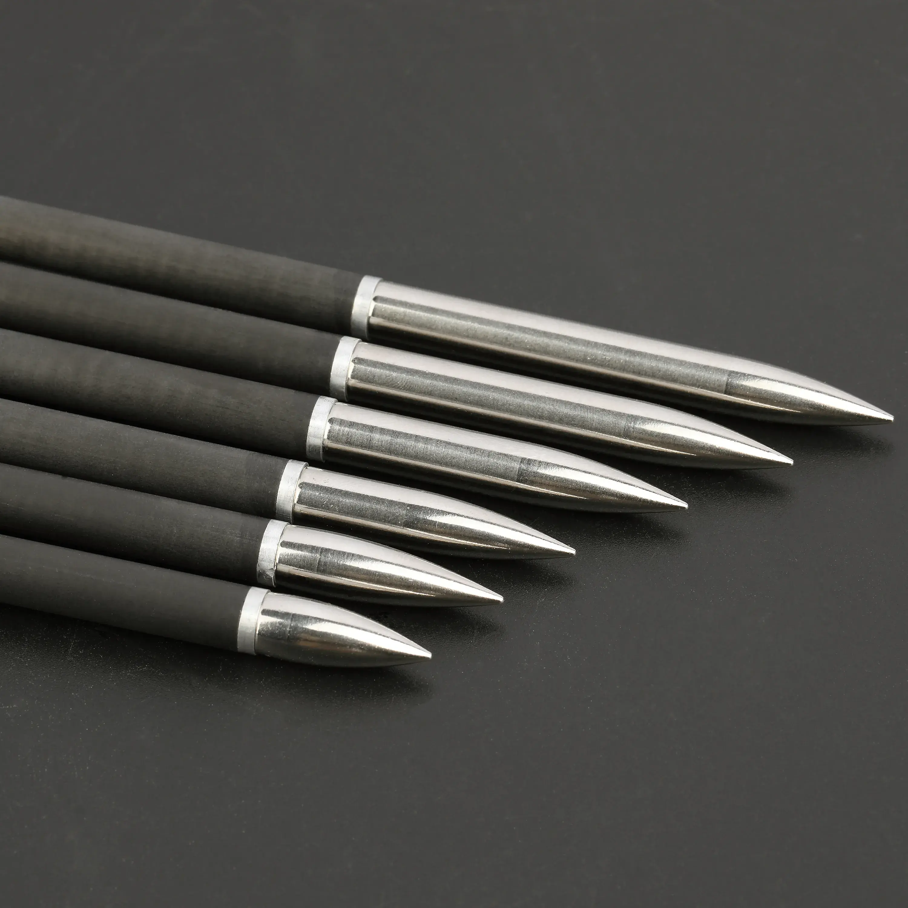 Screw-In Bullet Points Target 100-300 Grain Stainless Steel (12 Pack)-CHN Archery