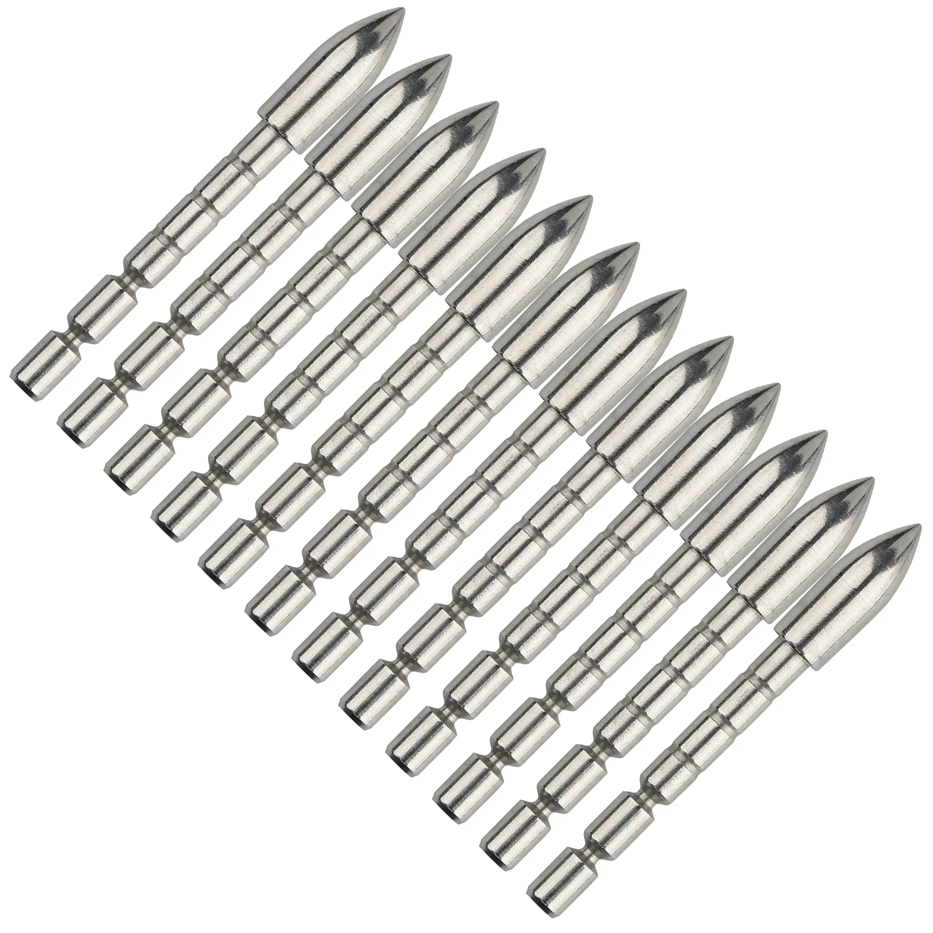 4.2 mm Arrow Target Points 60-200 Grains Stainless Steel (12 Pack)-CHN Archery