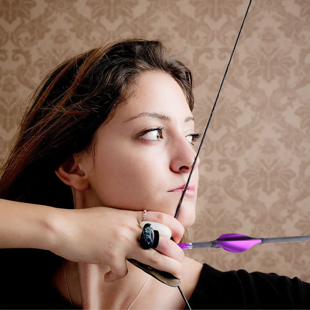 BICASTER FMT-02 Archery 1.75 Inch 2 Inch Spin Vanes RH/LH (50 Pack)-CHN Archery