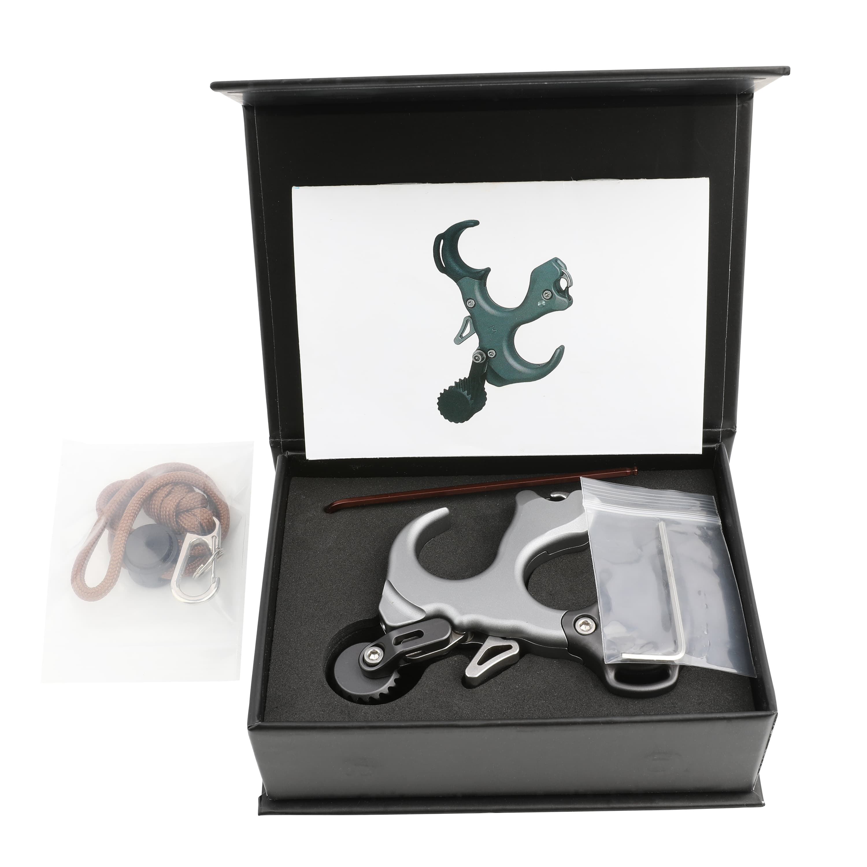 UV Button Release Aluminum Archery Three Finger Release-CHN Archery