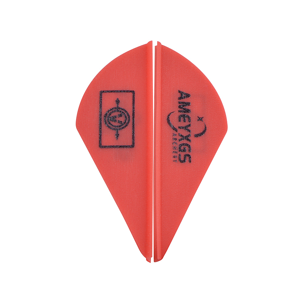 AMEYXGS 2" Rubber Vanes Target Arrow Fletchings RW (500 Pack)-CHN Archery