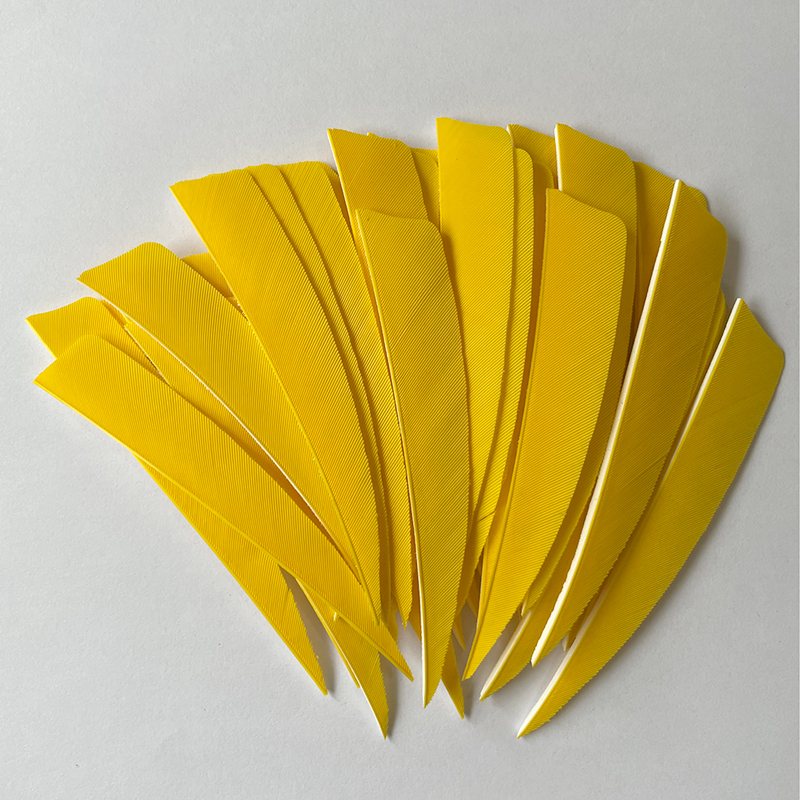 Arrow Feathers Archery 3" 4" 5" Shield Cut Solid Color RW (50 Pack)-CHN Archery