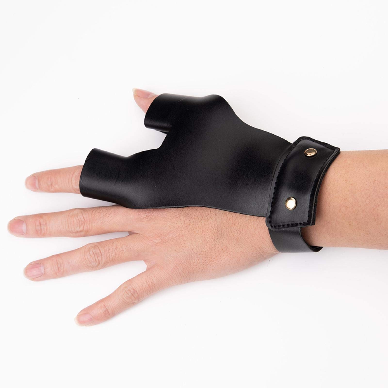 Archery Finger Tab Tiger Mouth 2-Finger Hand Guard for Bow Shooting-CHN Archery