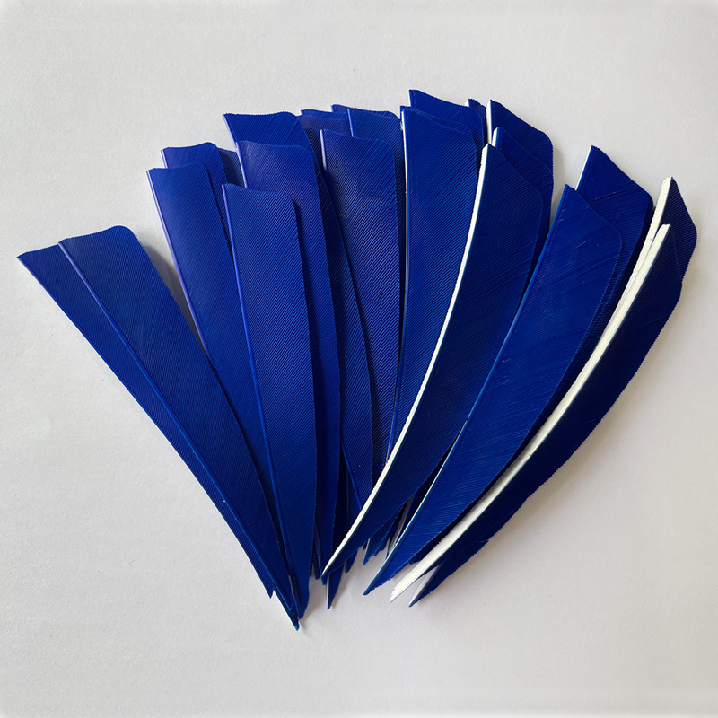 Arrow Feathers Archery 3" 4" 5" Shield Cut Solid Color RW (50 Pack)-CHN Archery