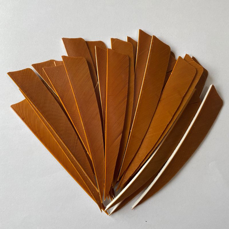 Arrow Feathers Archery 3" 4" 5" Shield Cut Solid Color RW (50 Pack)-CHN Archery