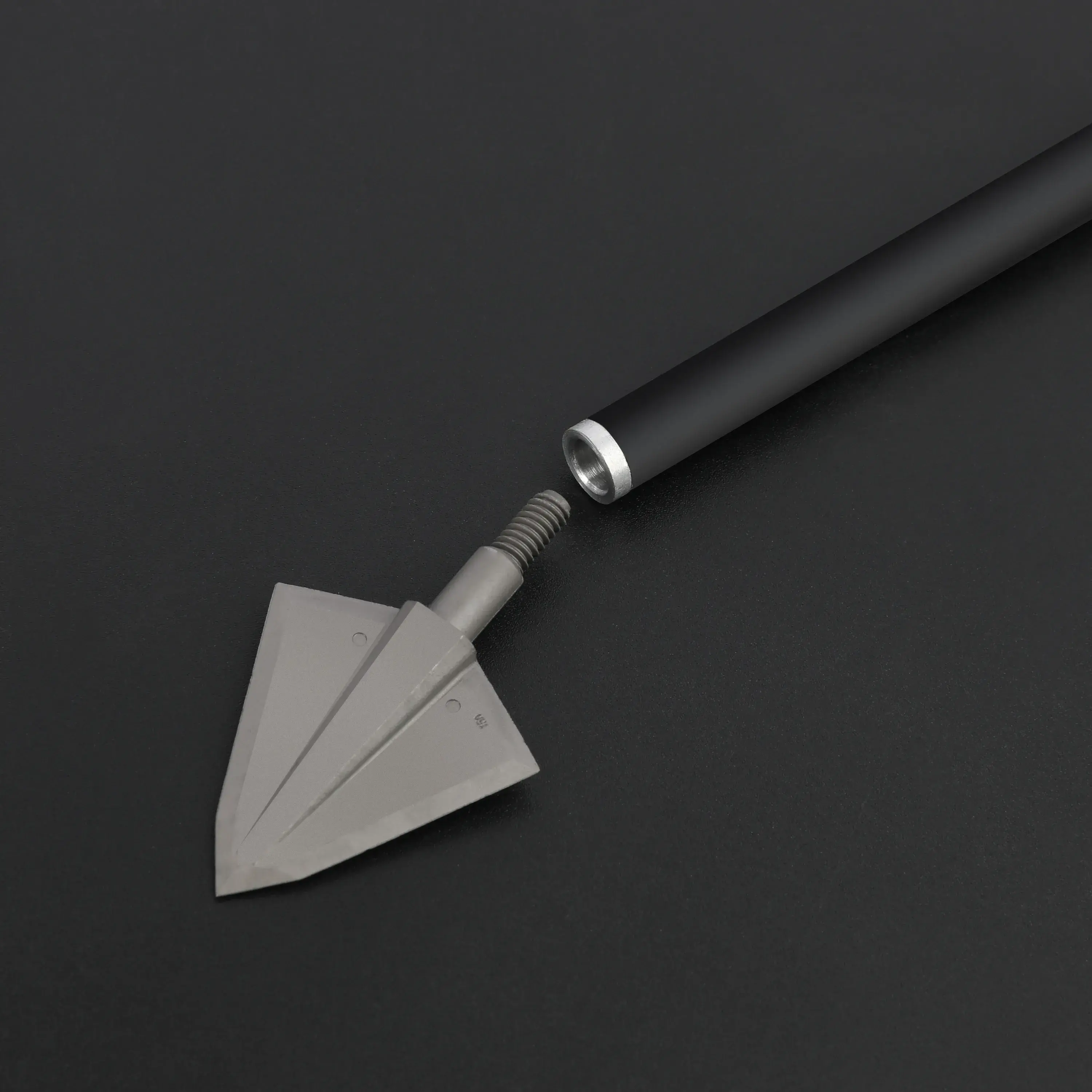 150 Grain Cutthroat Screw-In Broadheads 2-Blade Broadheads (12 Pack)-CHN Archery