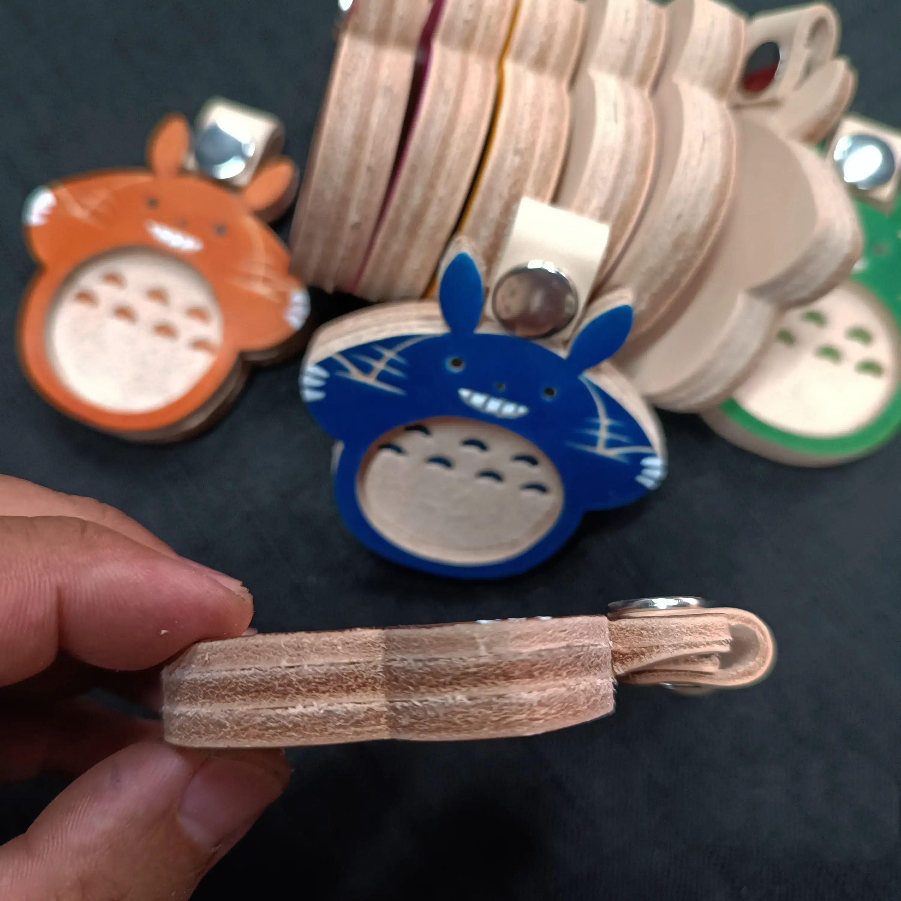 Leather Limb Tip Protector Bow Tip Pad for Recurve Bow-CHN Archery