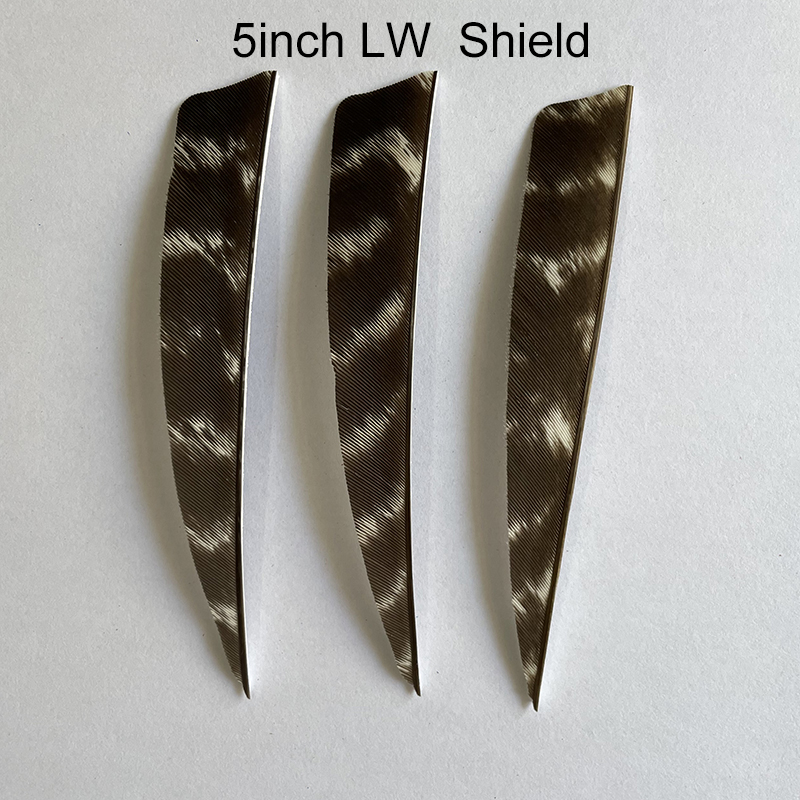 Natural Barred Turkey Feathers Archery 3" 4" 5" RW/LW (50 Pack)-CHN Archery