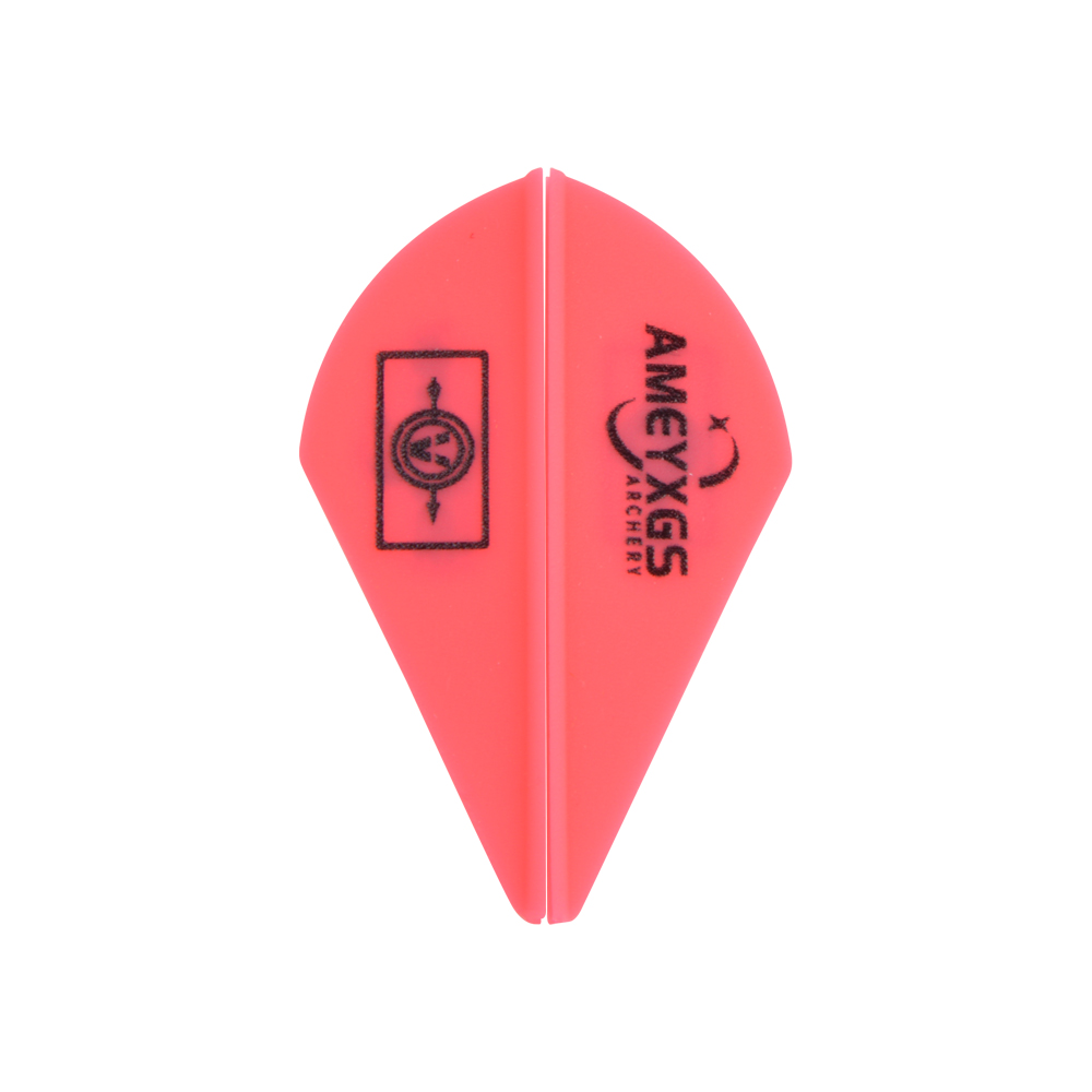 AMEYXGS 2" Rubber Vanes Target Arrow Fletchings RW (500 Pack)-CHN Archery