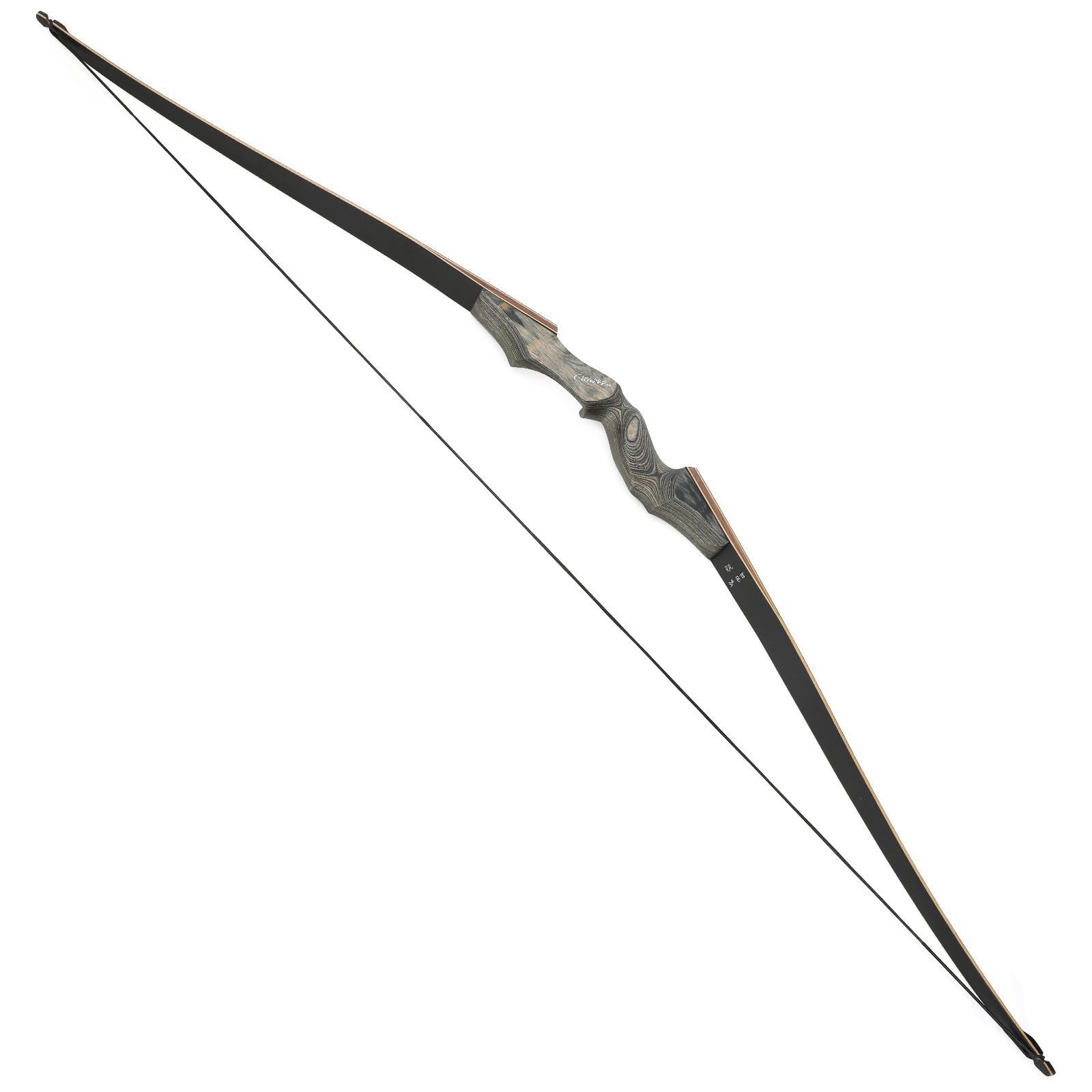 BLACK HUNTER 60" Traditional Wood Takedown Longbow 20-60 lbs-CHN Archery