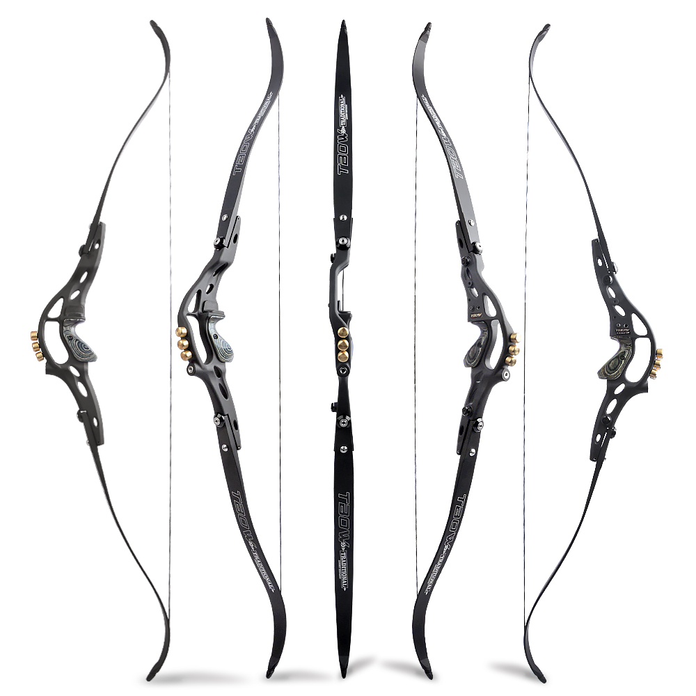 JUNXING 62" ILF Heavy Duty American Hunting Bow Recurve 30-60# @28"-CHN Archery