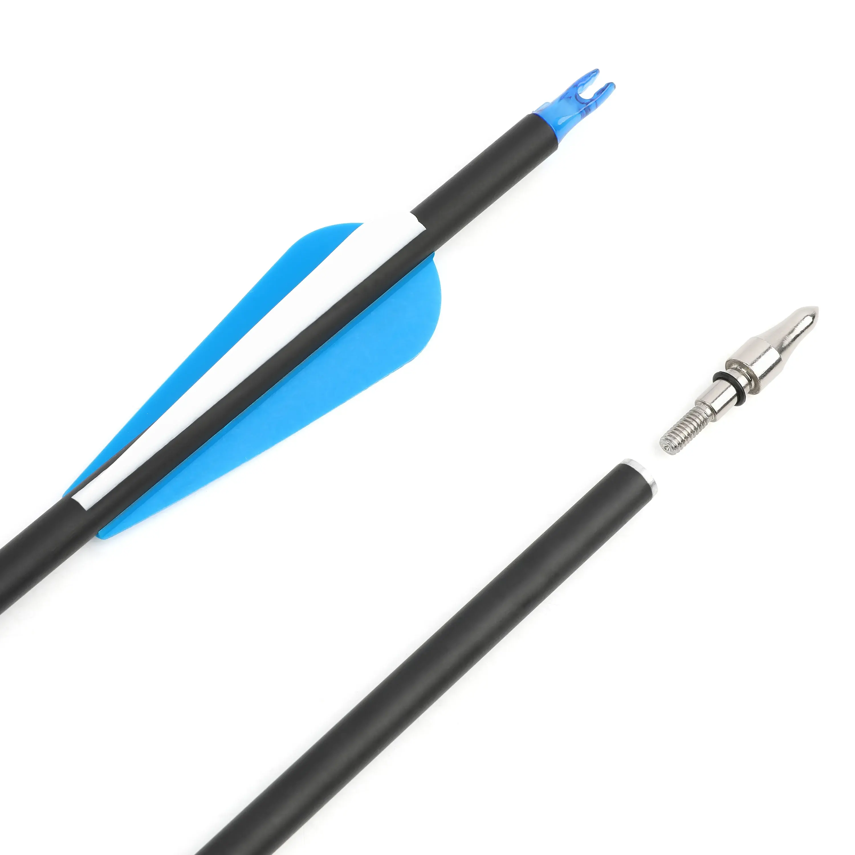 SHARROW 30" Carbon Takedown Arrows Spine 500 (6 Pack)-CHN Archery