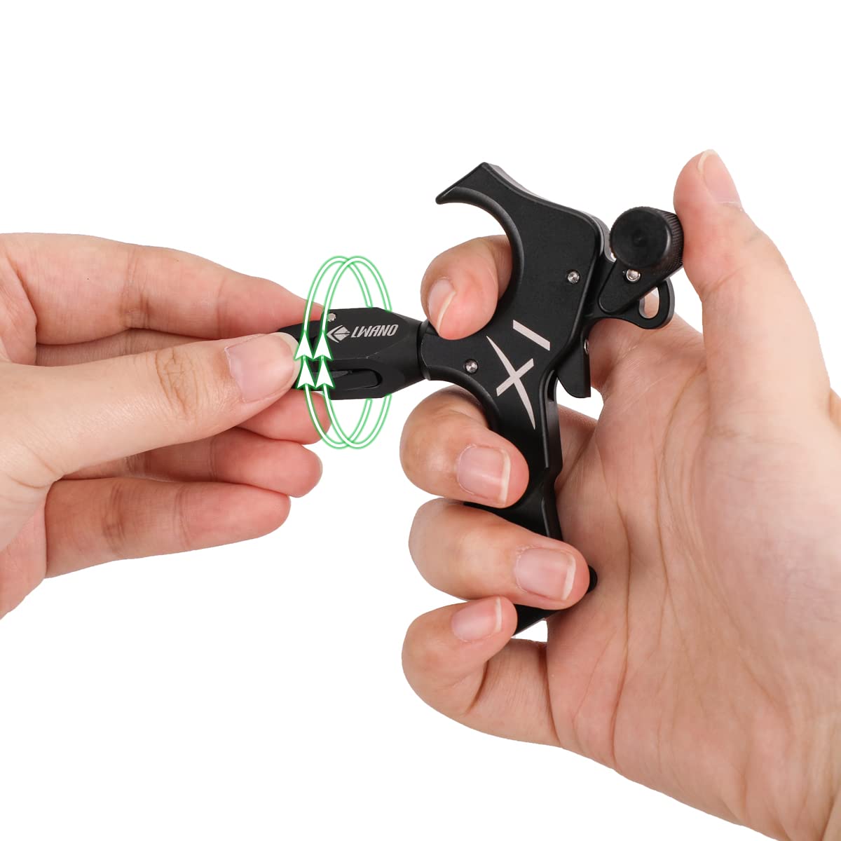 LWANO WARRIOR X1 Handheld 3/4 Finger Archery Thumb Release-CHN Archery