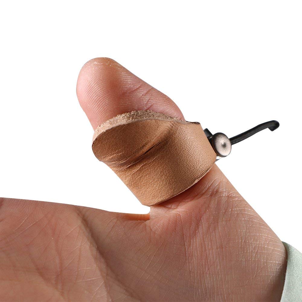 Archery Thumb Ring Cowhide Mongol Thumb Ring-CHN Archery
