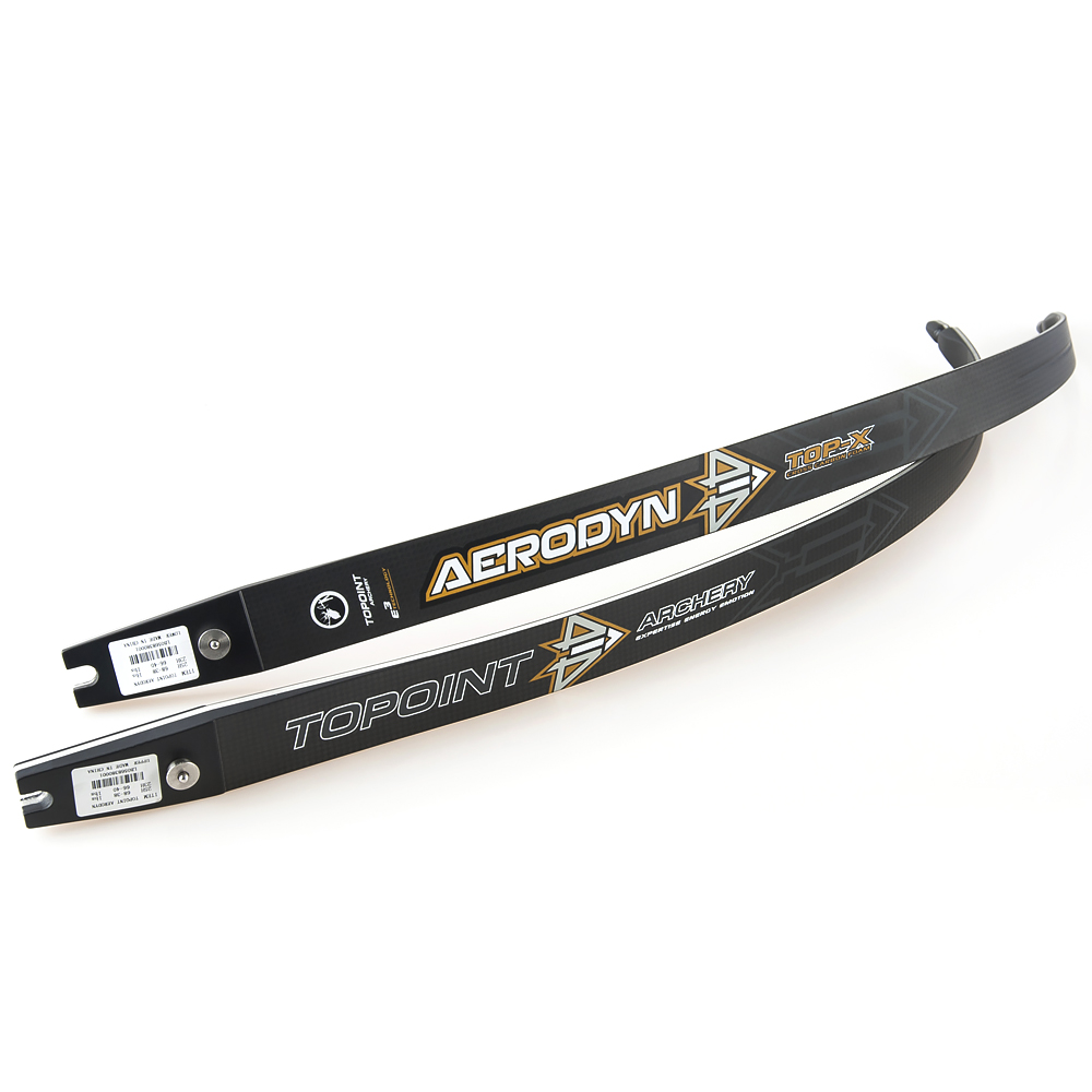 TOPOINT AERODYN 3K Carbon/Foam ILF Recurve Bow Limbs 26-50 lbs-CHN Archery
