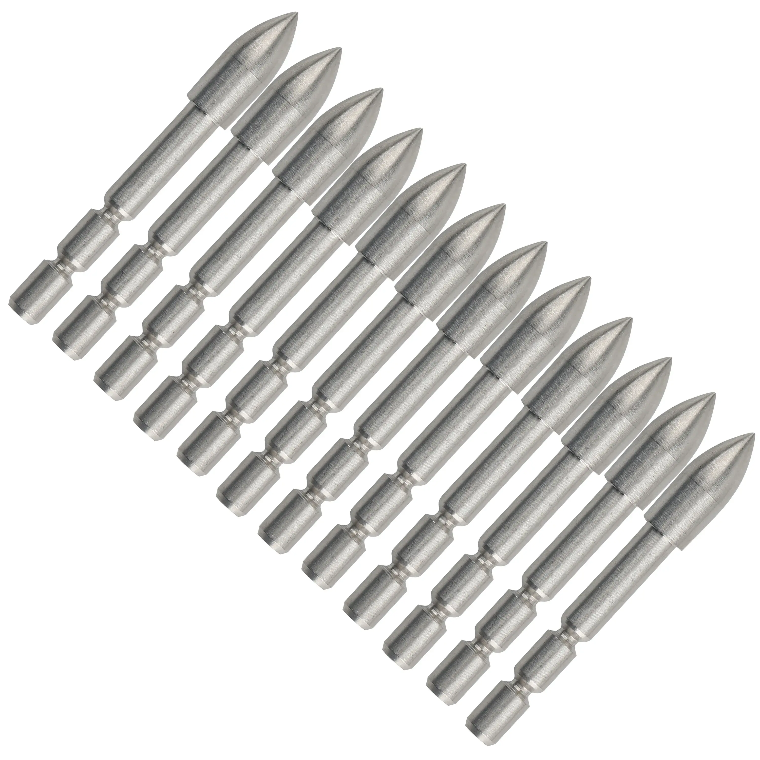 4.2 mm Arrow Target Points 60-200 Grains Stainless Steel (12 Pack)-CHN Archery