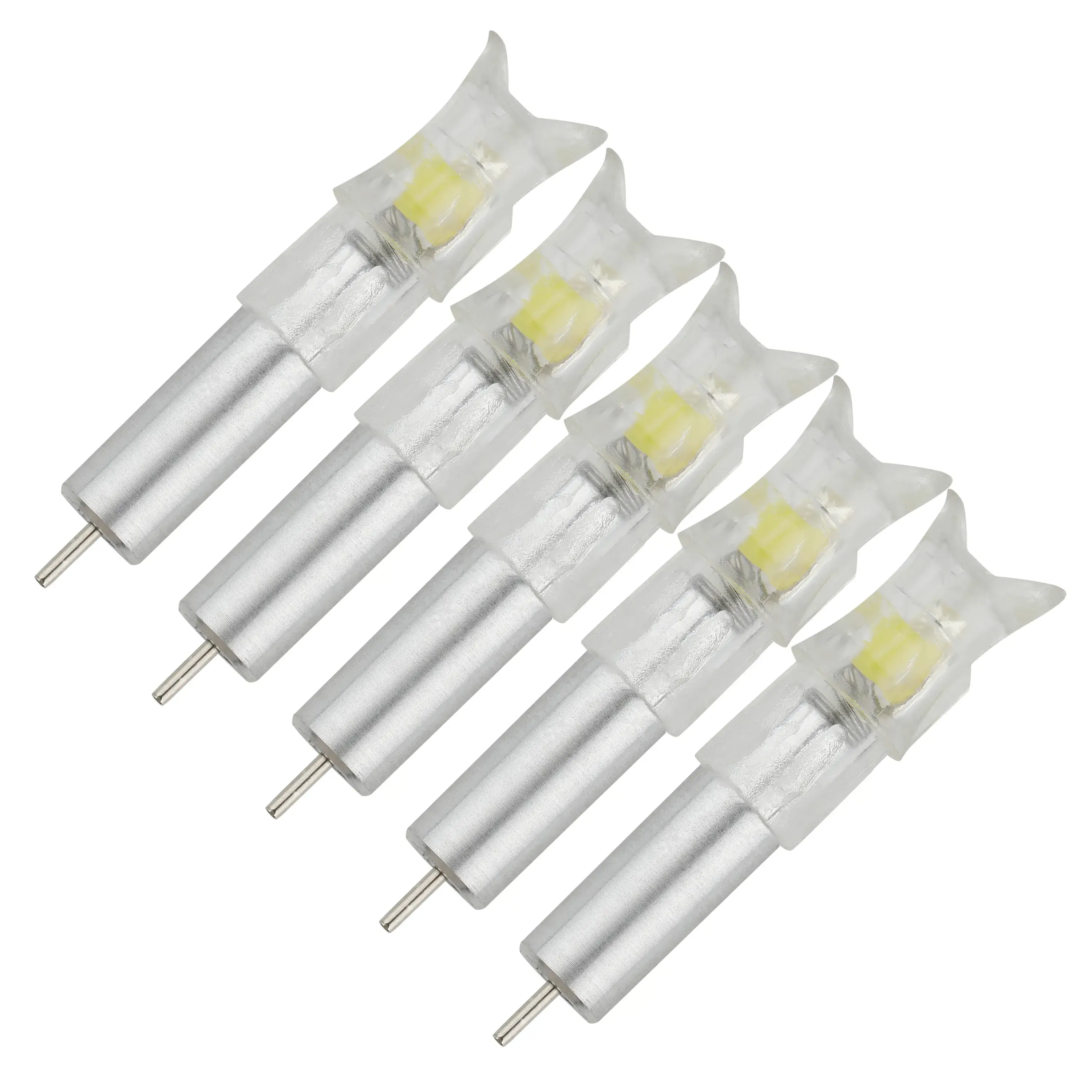 Crossbow Lighted Nocks 7.6 mm/.300" Replaceable Battery (5 Pack)-CHN Archery