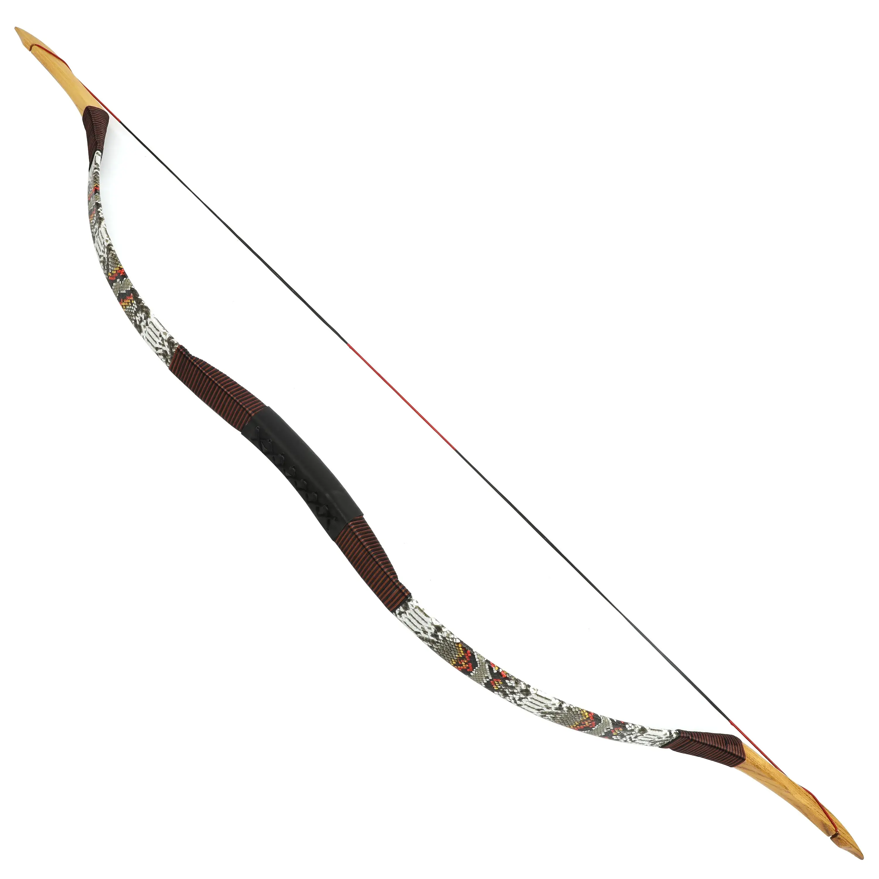 Leather Print Epoxy Resin Horsebow for Kids/Adults 12-50 lbs-CHN Archery
