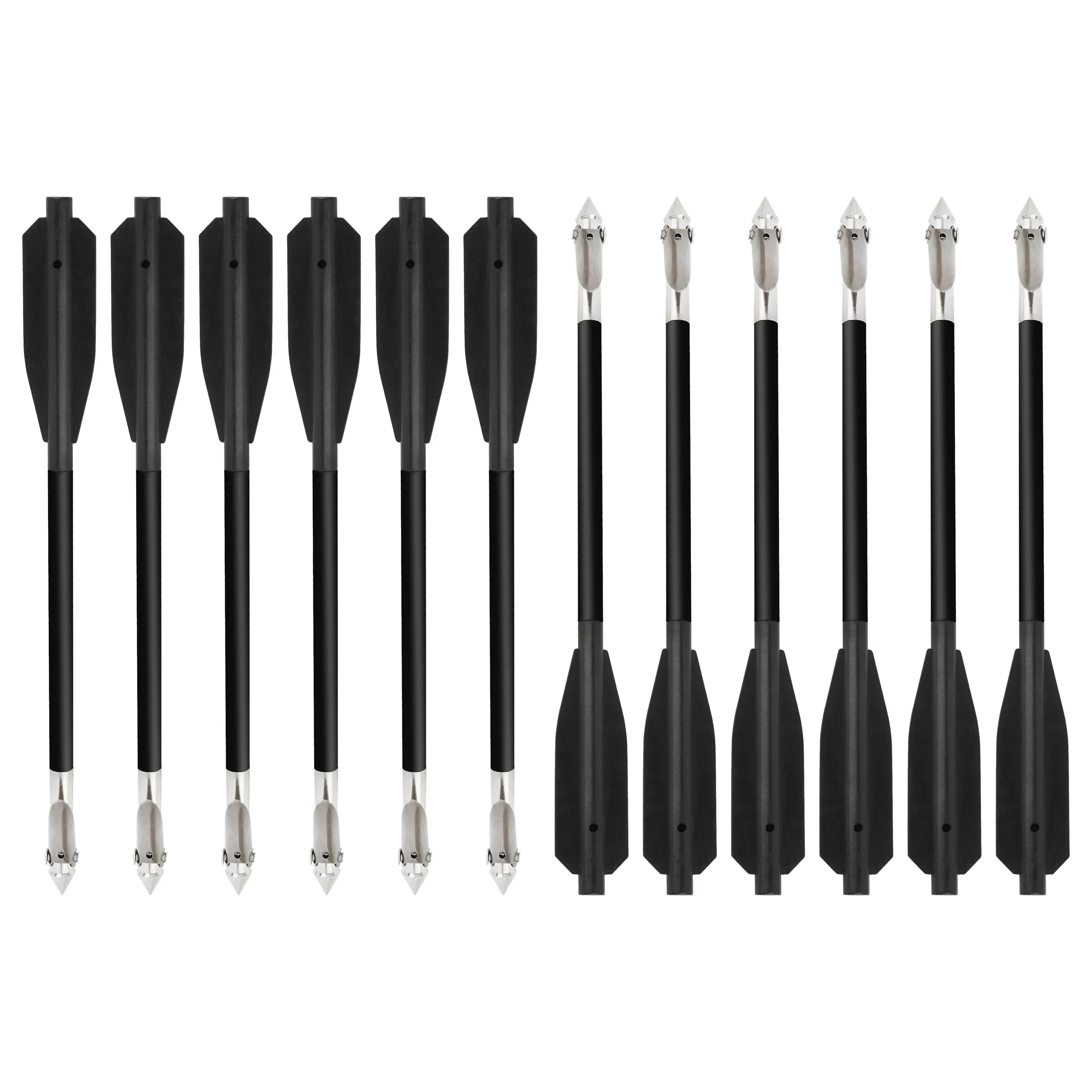 SHARROW 6.8" Aluminum Crossbow Fishing Bolts (12 Pack)-CHN Archery