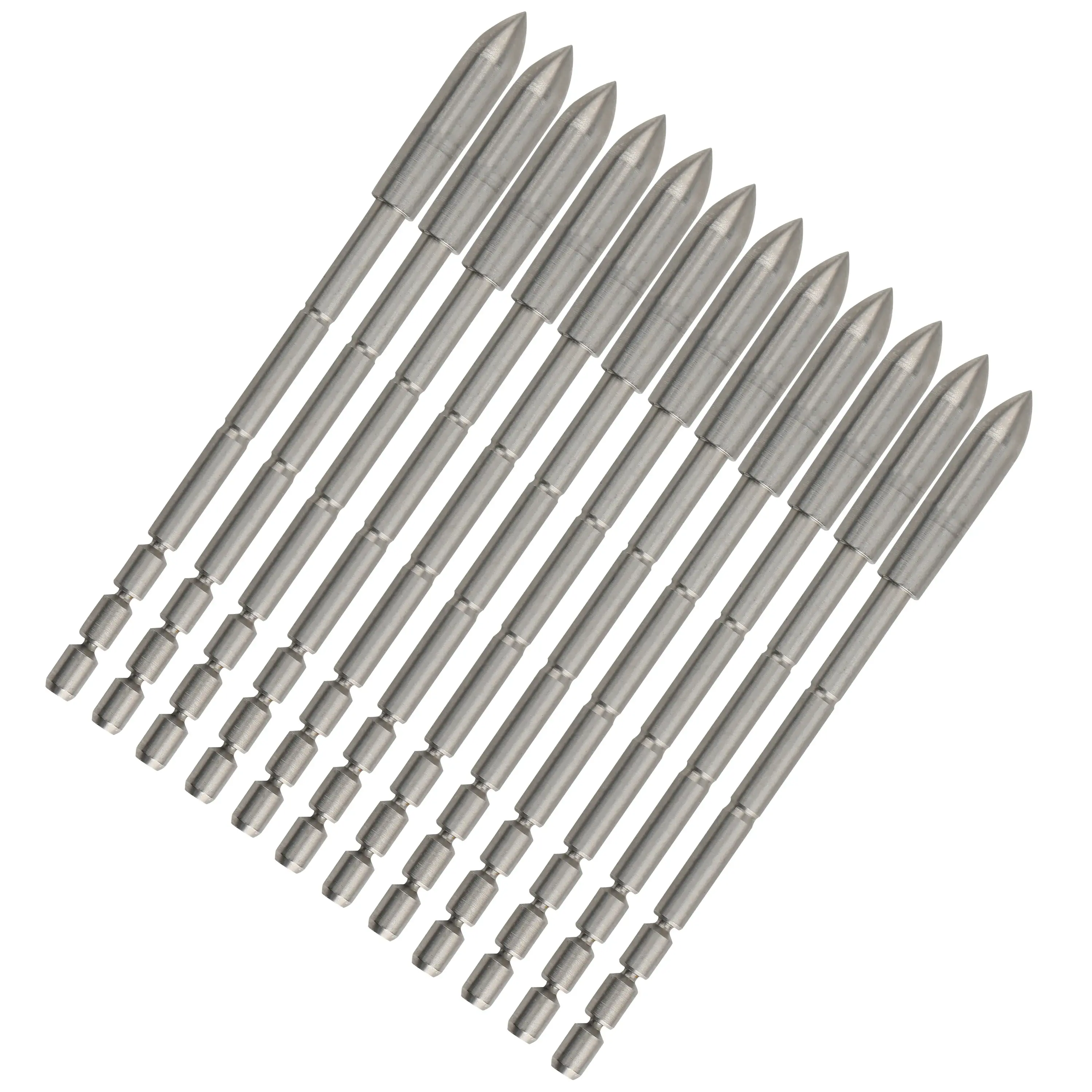 4.2 mm Arrow Target Points 60-200 Grains Stainless Steel (12 Pack)-CHN Archery