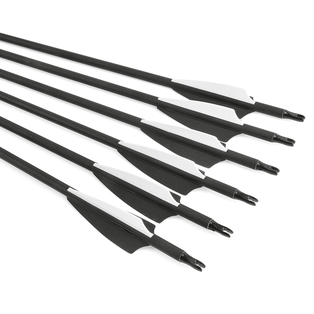 SHARROW 28" 30" 31" Compound Bow Arrows Archery Spine 500 (12 Pack)-CHN Archery
