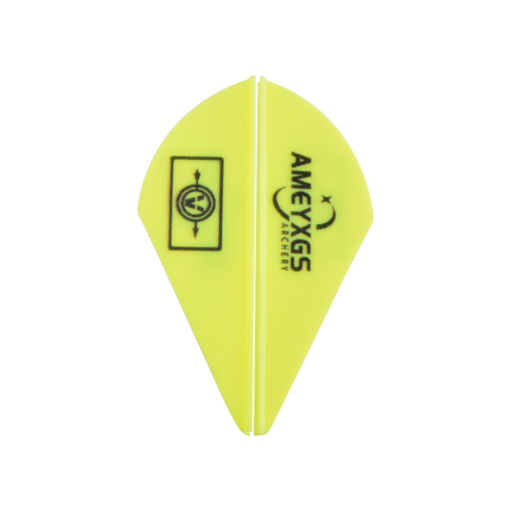 AMEYXGS 2" Rubber Vanes Target Arrow Fletchings RW (500 Pack)-CHN Archery