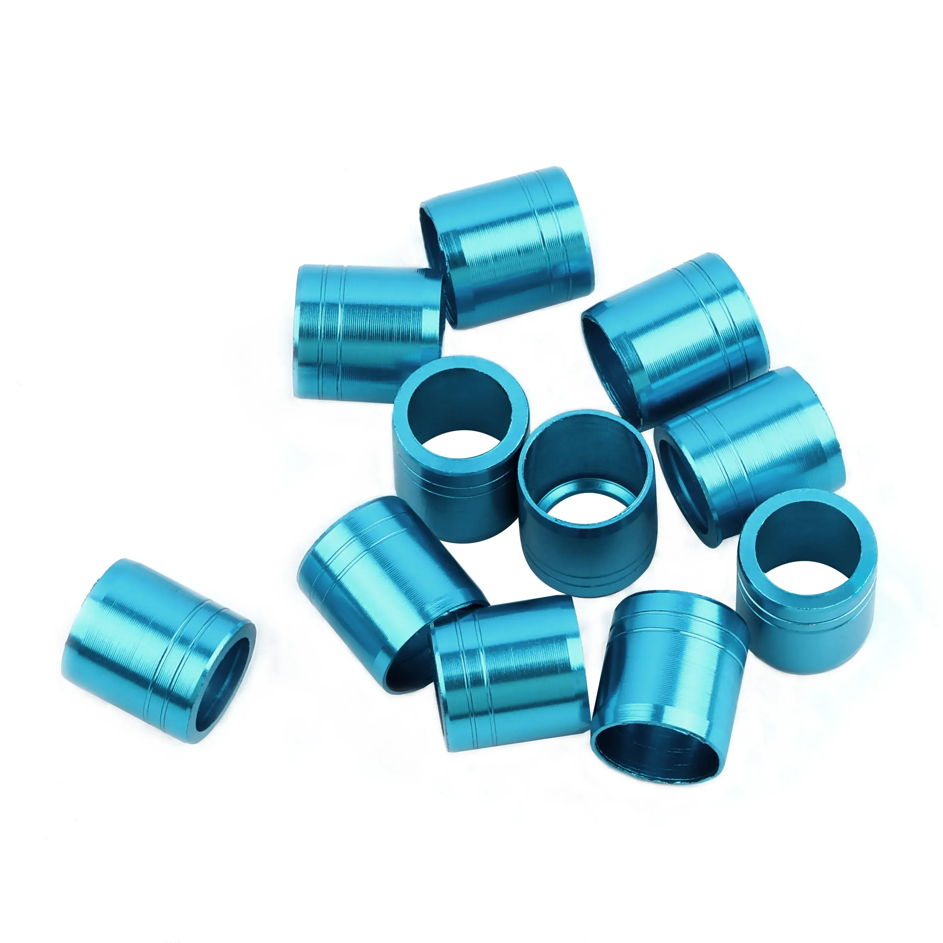 Aluminium Nock Impact Collars for ID 6.2 mm/.244" Arrows (12 Pack)-CHN Archery