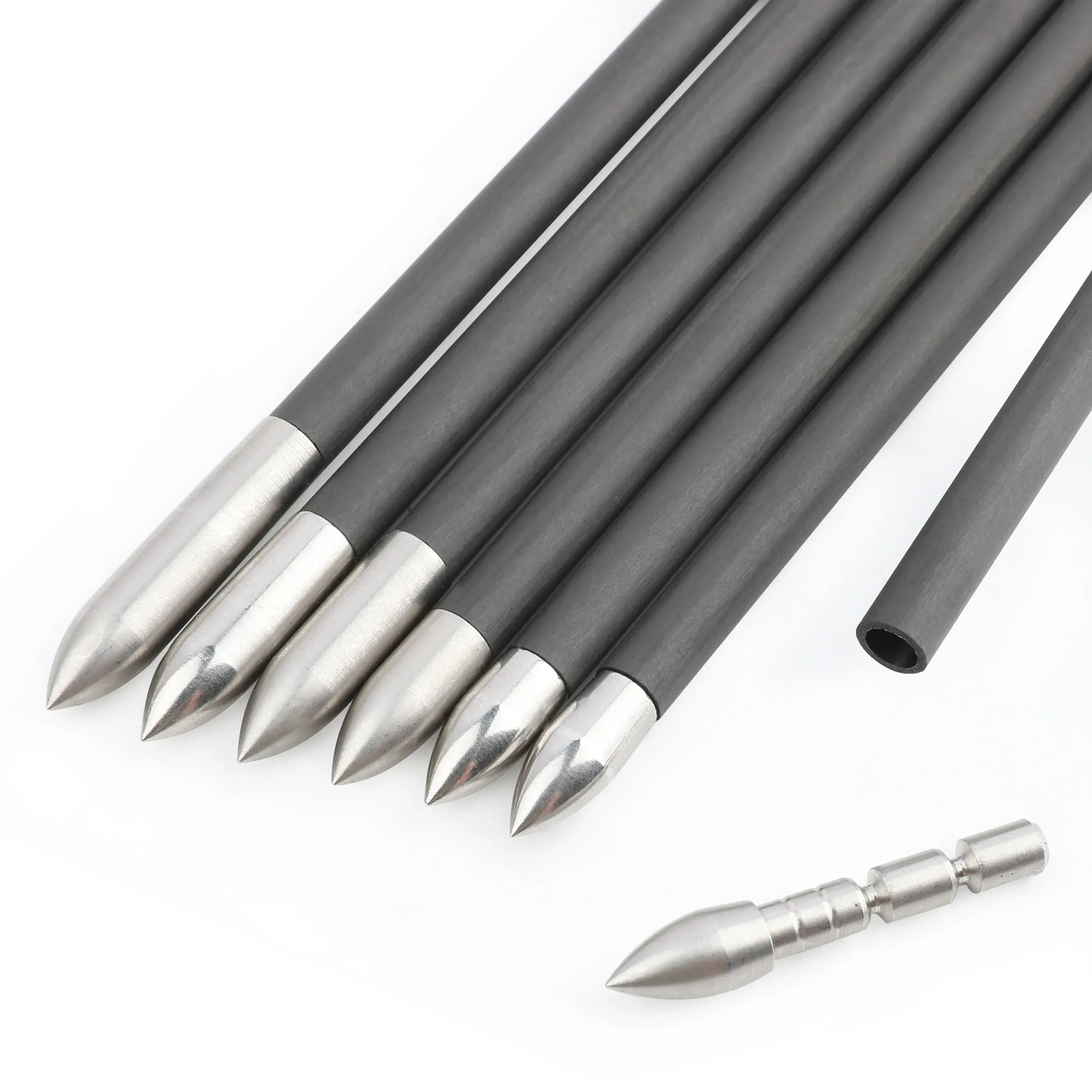 4.2 mm Arrow Target Points 60-200 Grains Stainless Steel (12 Pack)-CHN Archery