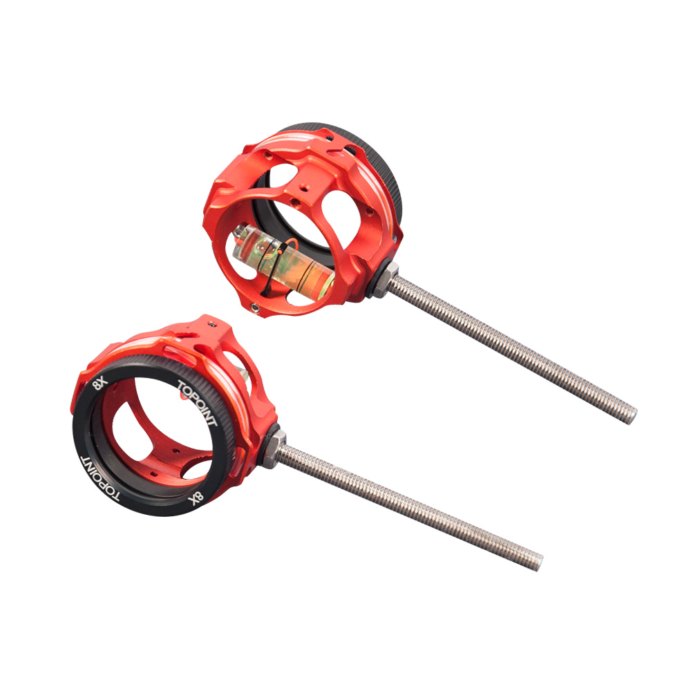 TOPOINT TP8710 Pro Compound Target Sight Scope 2X 4X 6X 8X Lens-CHN Archery