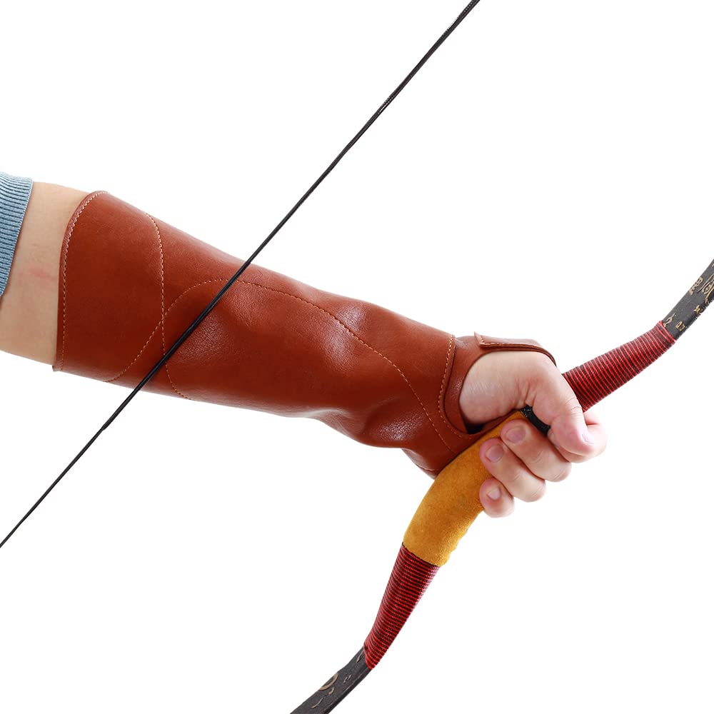 Archery Arm Guard - Medieval Full Protection Leather Archery Bracer-CHN Archery