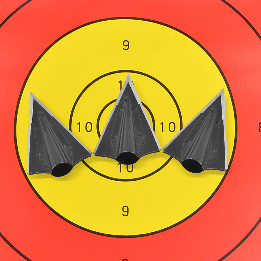 Traditional Glue On Broadheads 90 Grain Iron (3 Pack)-CHN Archery