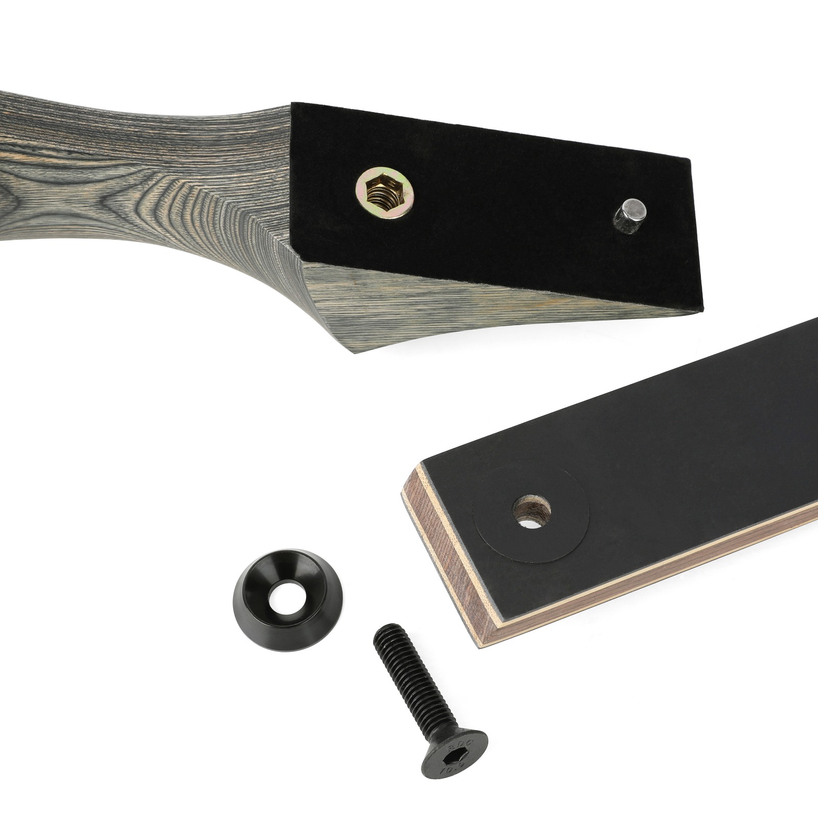 BLACK HUNTER 60" Traditional Wood Takedown Longbow 20-60 lbs-CHN Archery