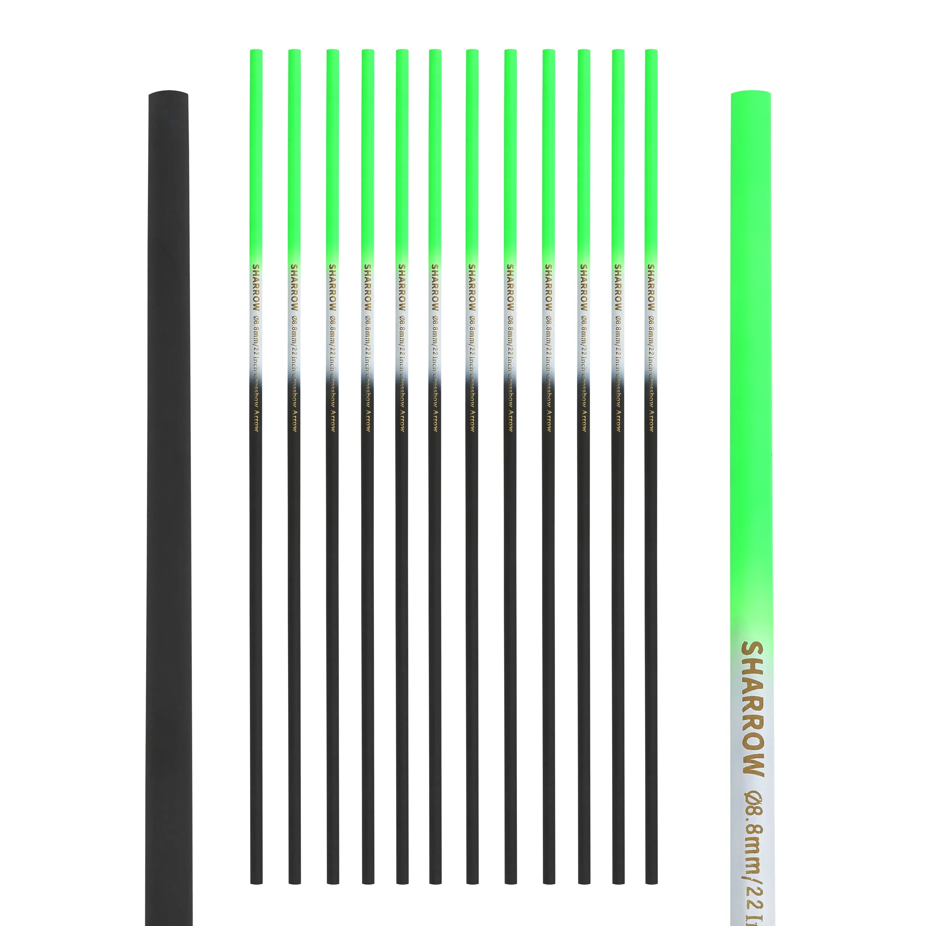 SHARROW 16-22" Carbon Arrow Shafts for Crossbow Bolts (12 Pack)-CHN Archery