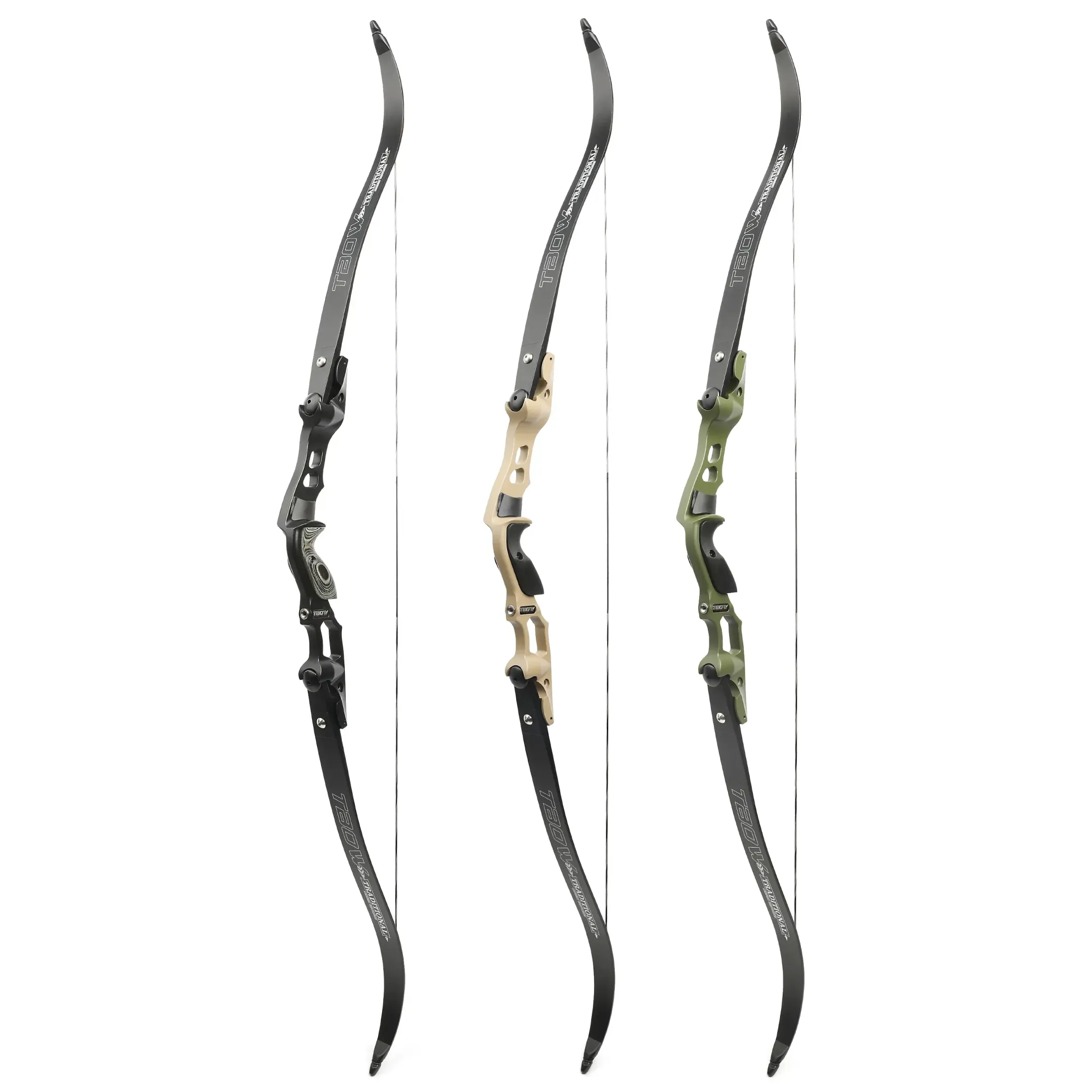 TBOW 62" ILF Traditional Hunting Recurve Bow 2560 lbsCHN Archery